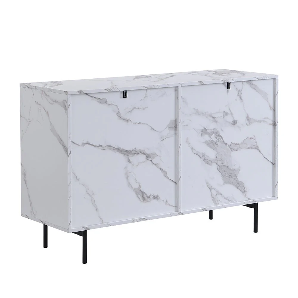 Aspen Oak and Marble Effect 6-Drawer Chest of Drawers - Image 11