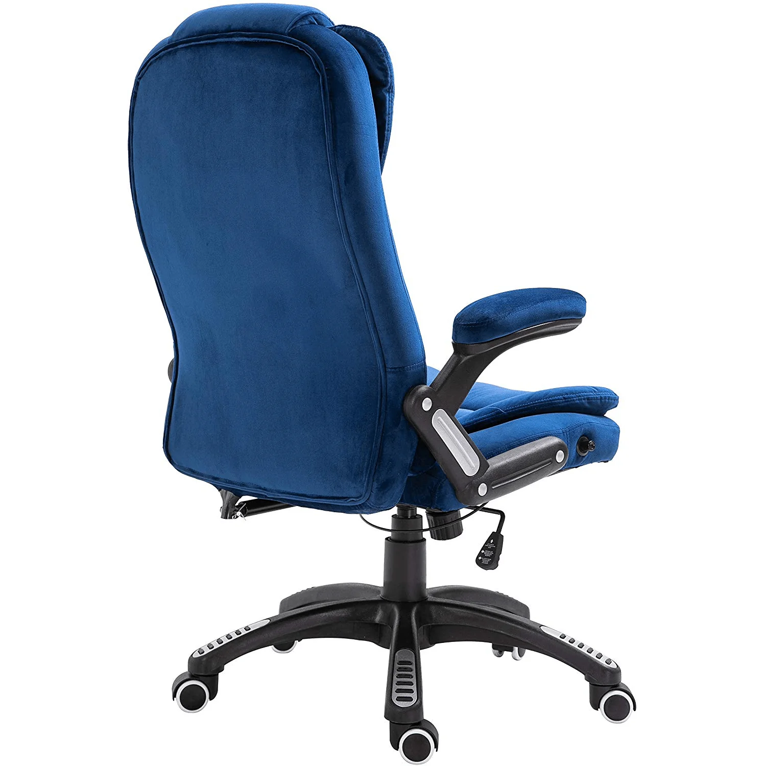 Executive Recline Extra Padded Office Chair Standard, MO17 Blue Velvet - Image 5