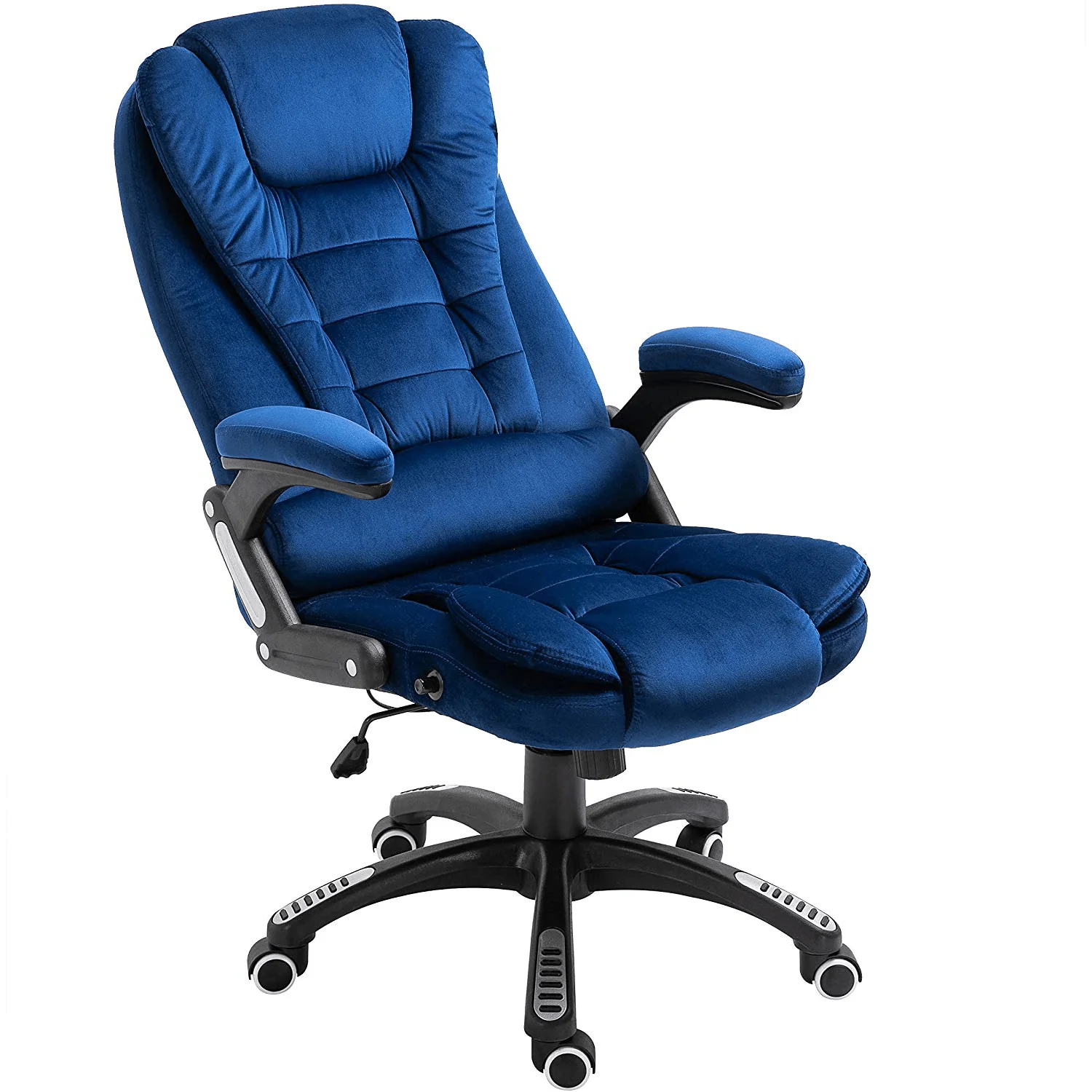 Executive Recline Extra Padded Office Chair Standard, MO17 Blue Velvet - Image 6