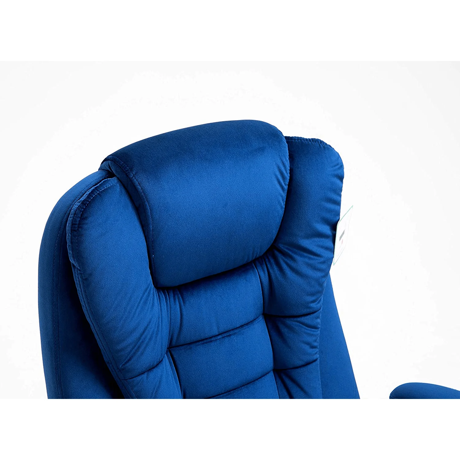 Executive Recline Extra Padded Office Chair Standard, MO17 Blue Velvet - Image 8
