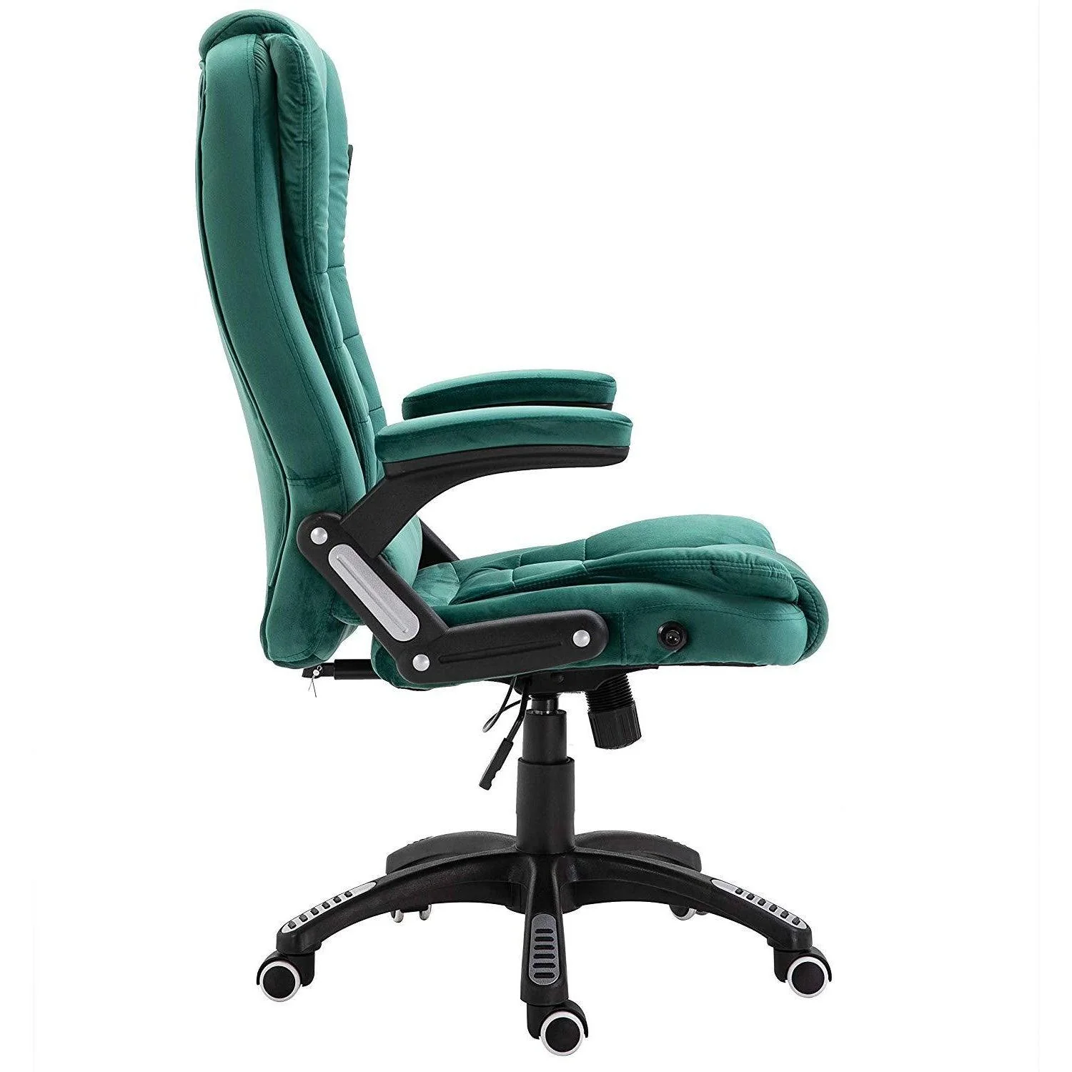 Executive Recline Extra Padded Office Chair Standard, MO17 Green Velvet - Image 6