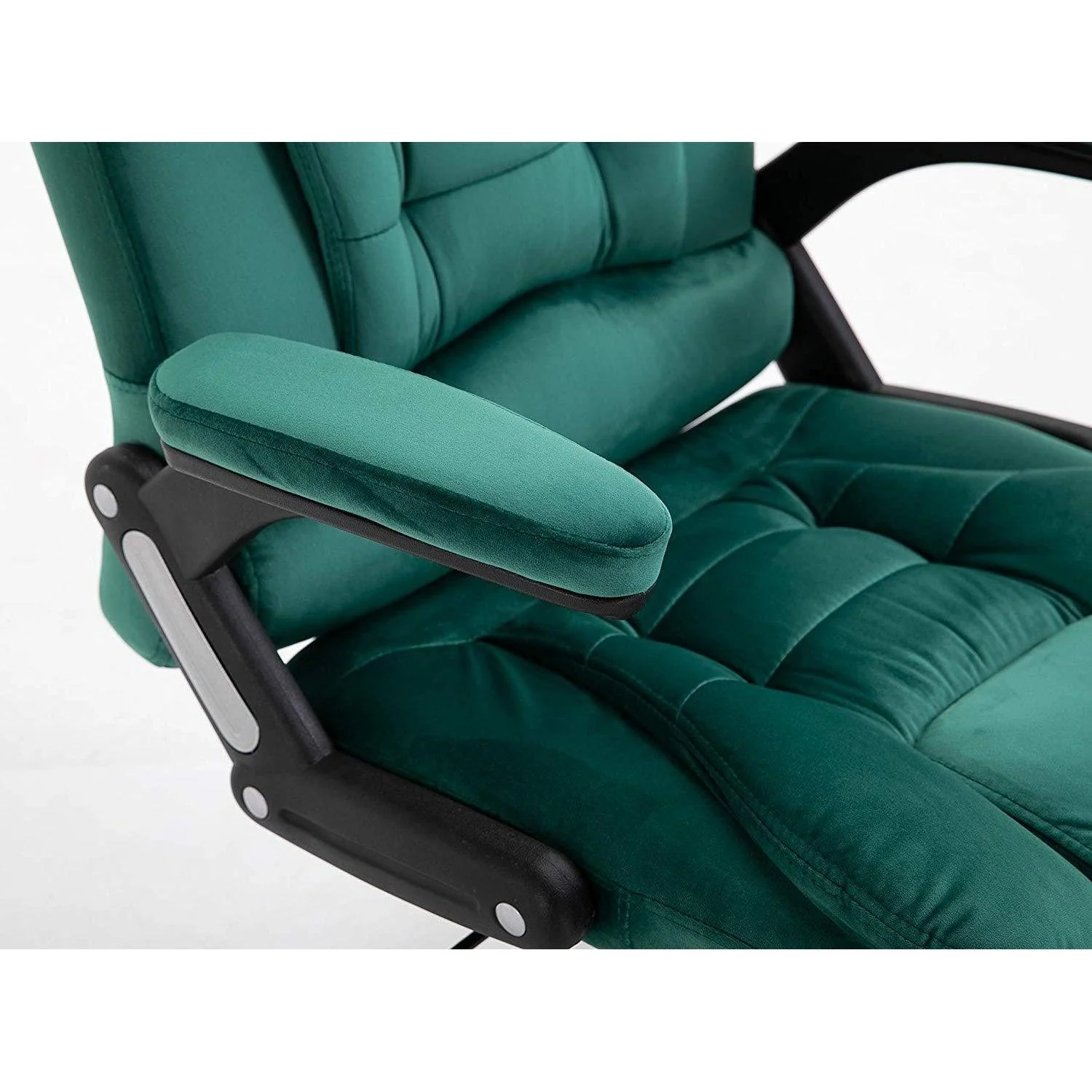 Executive Recline Extra Padded Office Chair Standard, MO17 Green Velvet - Image 9