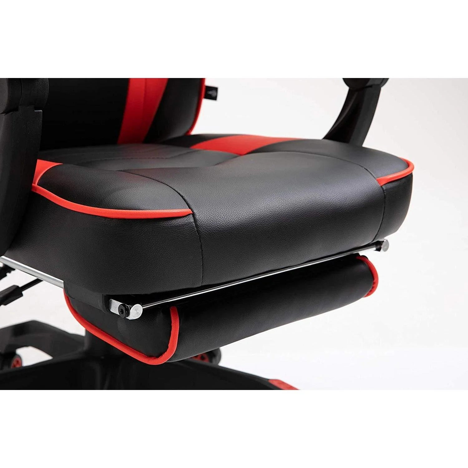 Cherry Tree Furniture High Back Recliner Gaming Chair with Cushion & Retractable Footrest Black & Red - Image 9