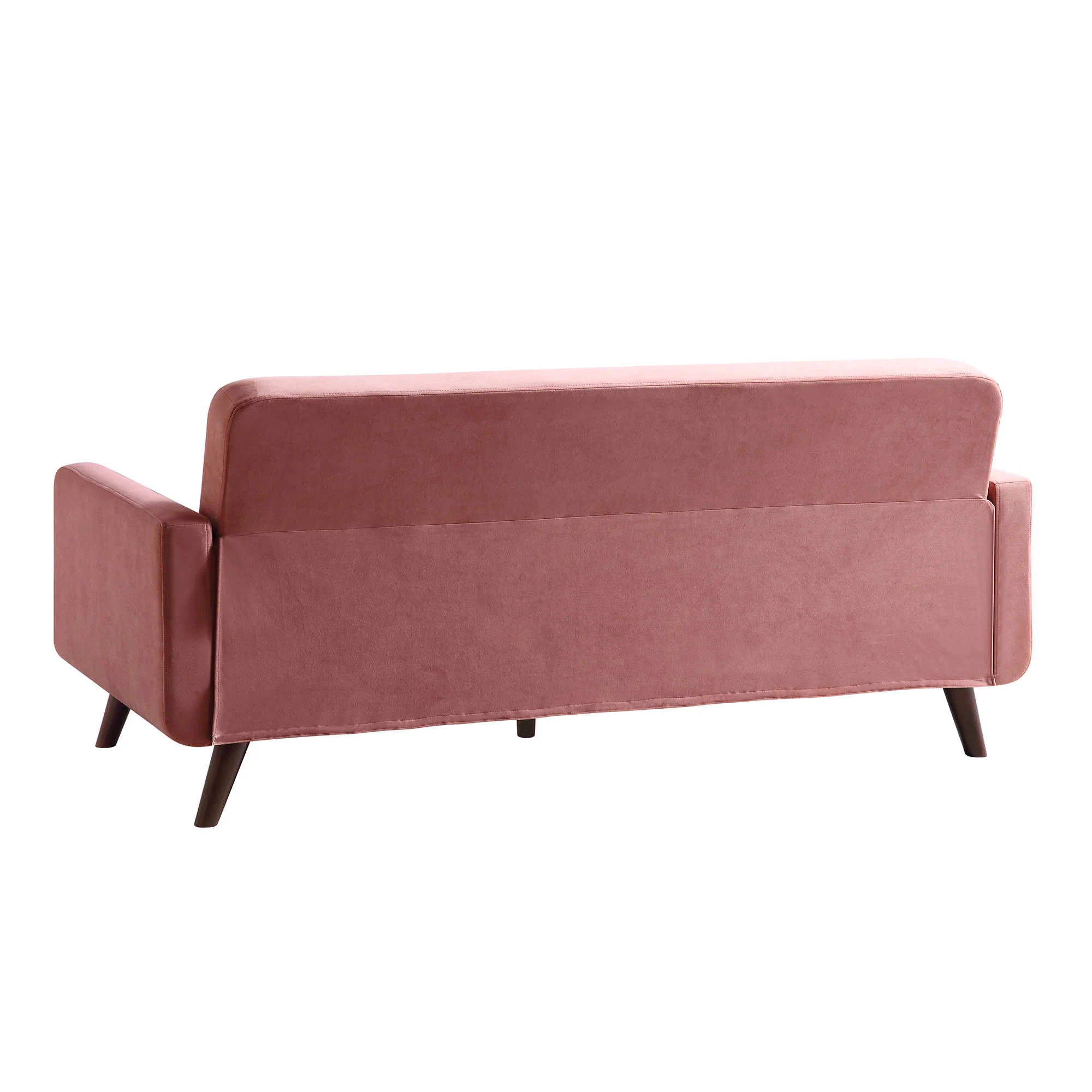 Clarence 3-Seater Sofa in Blush Pink Velvet - Image 8