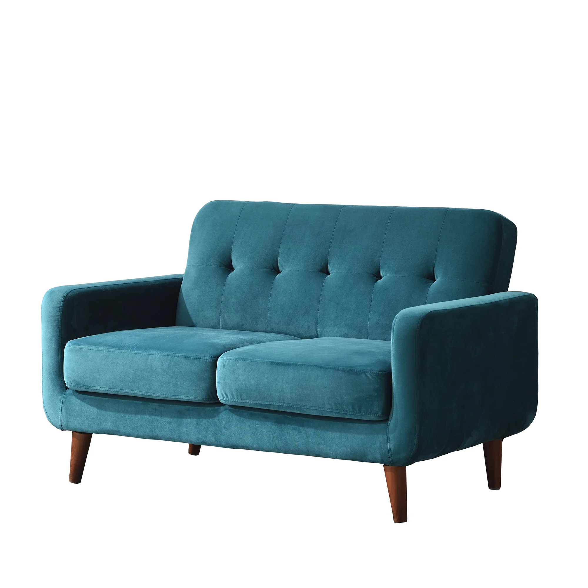 Clarence Sofa Range in Teal Blue Velvet - Image 12