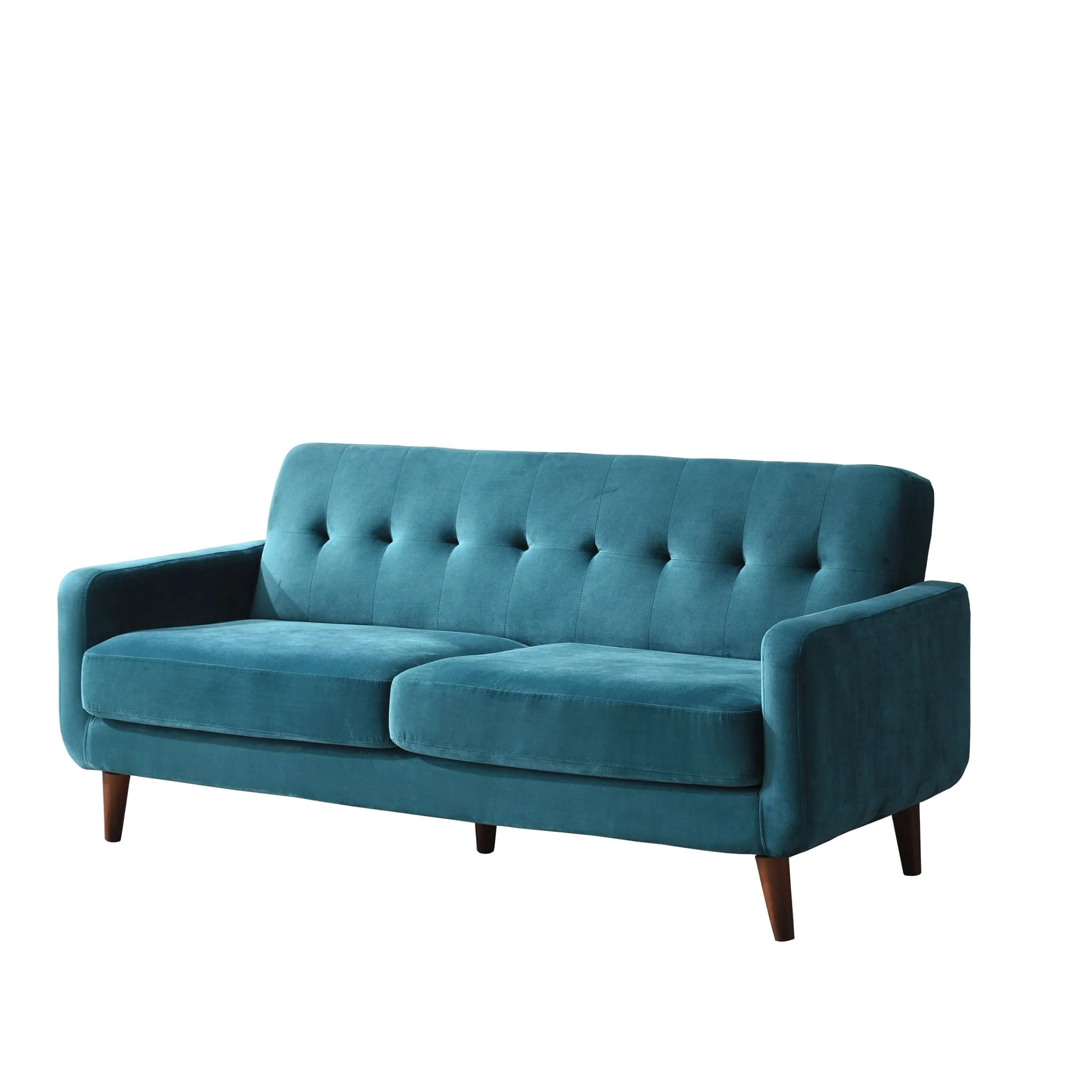 Clarence Sofa Range in Teal Blue Velvet - Image 13
