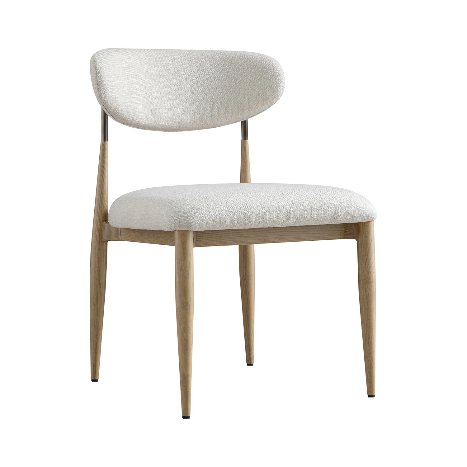 Dagmar Set of 2 Dining Chairs, Ivory Weave | Natural Frame - Image 11