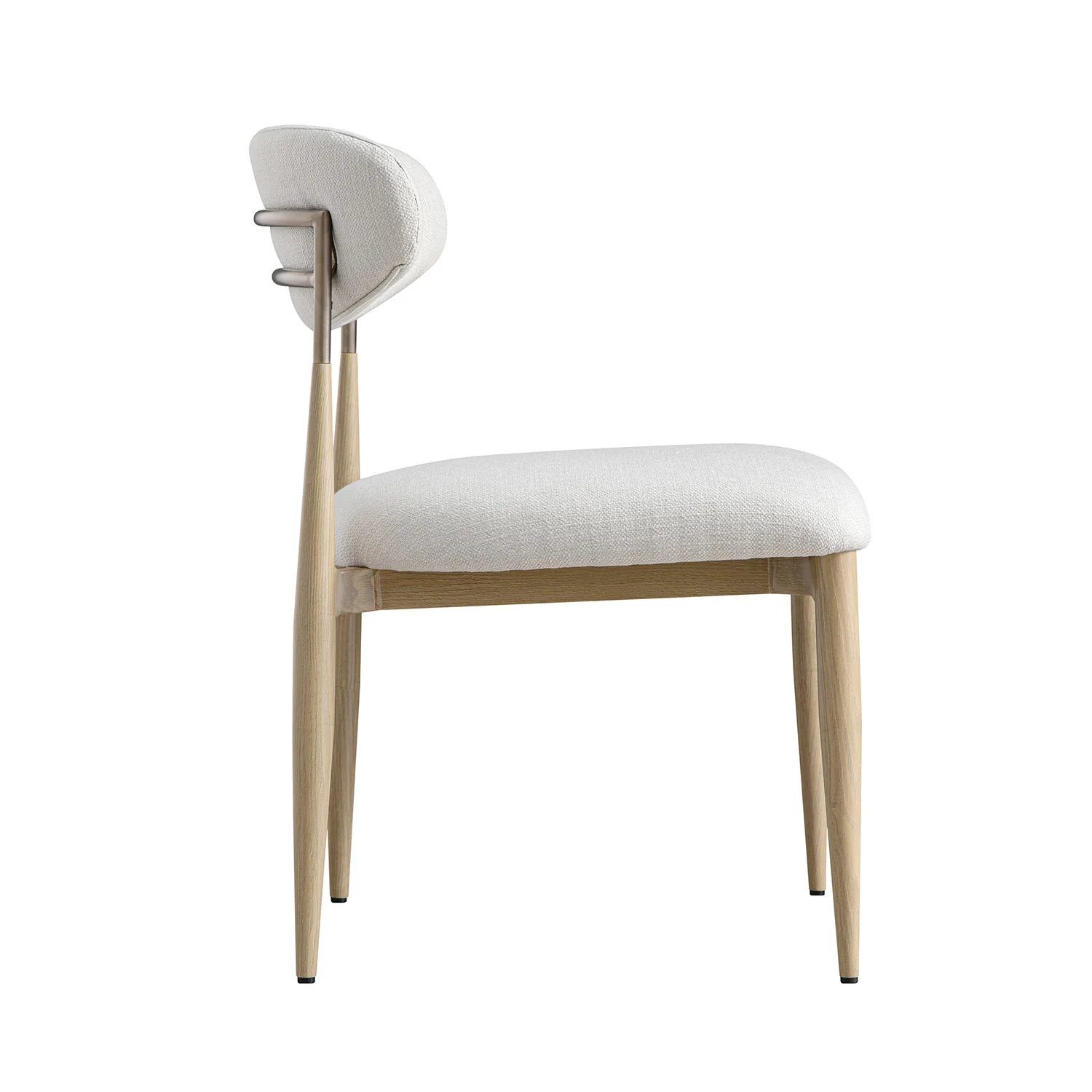 Dagmar Set of 2 Dining Chairs, Ivory Weave | Natural Frame - Image 12