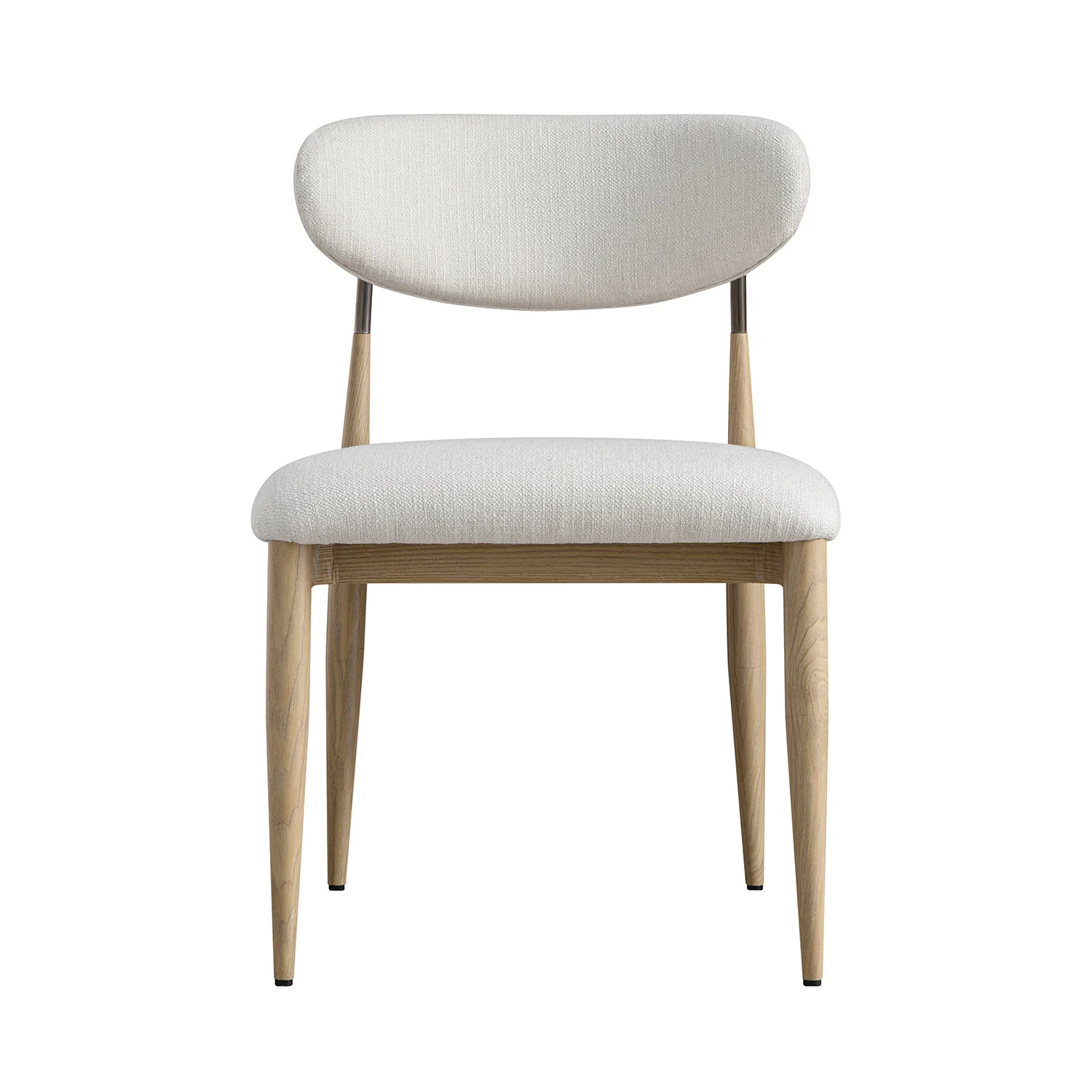Dagmar Set of 2 Dining Chairs, Ivory Weave | Natural Frame - Image 9