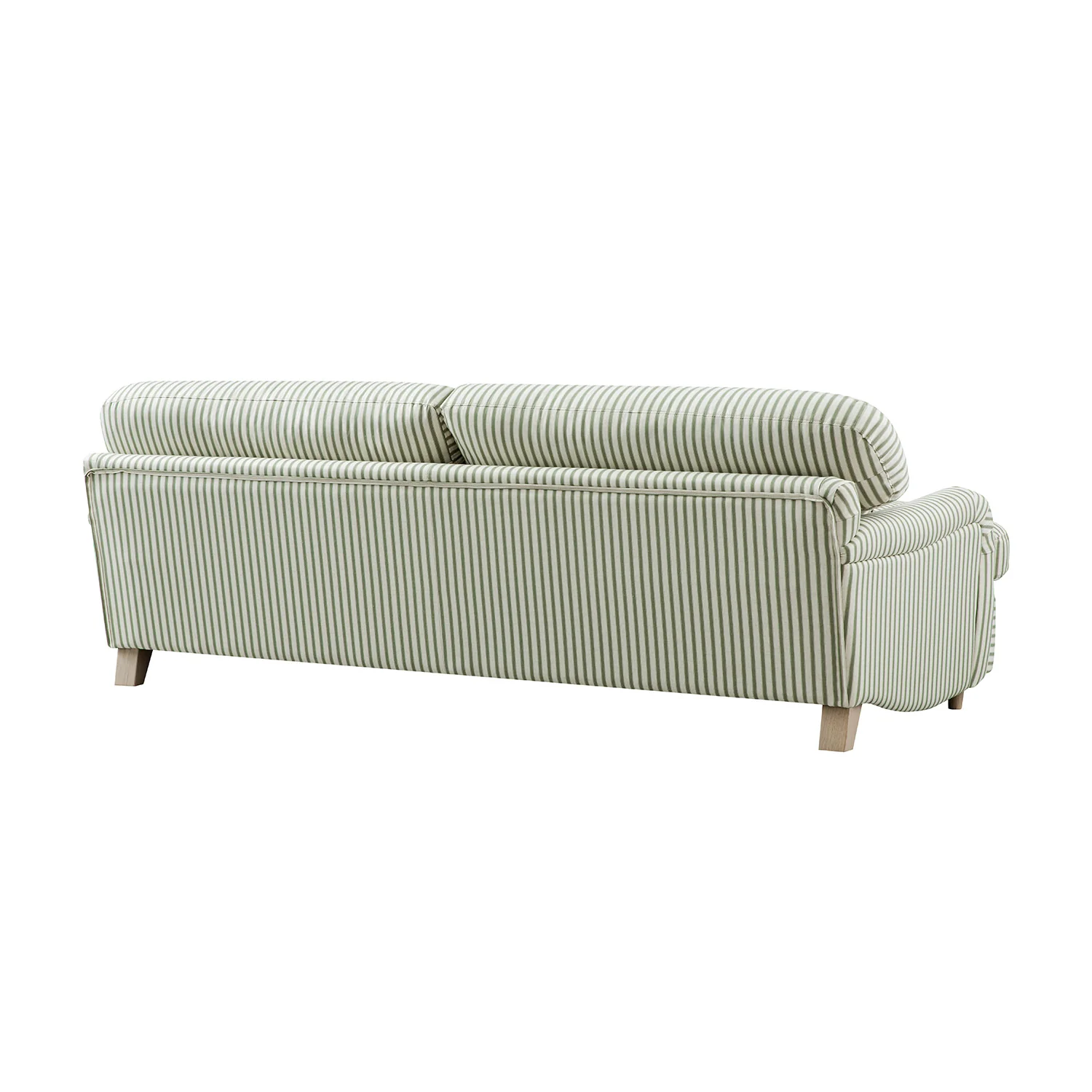 Daphnis Green Striped Linen Blend Sofa Bed, Large 3-Seater - Image 18