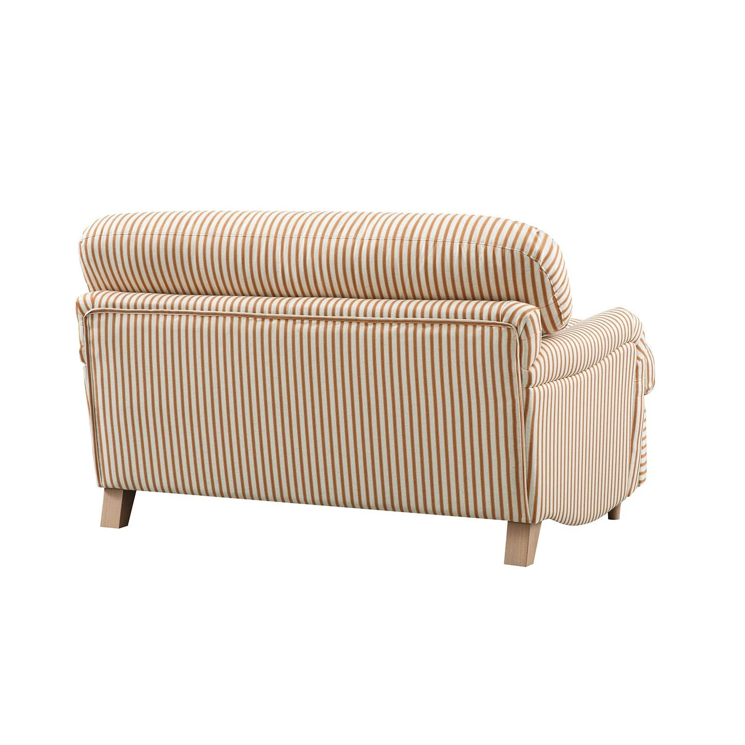 Daphnis Ochre Striped Linen Blend Fabric Sofa Bed, Loveseat - Image 17