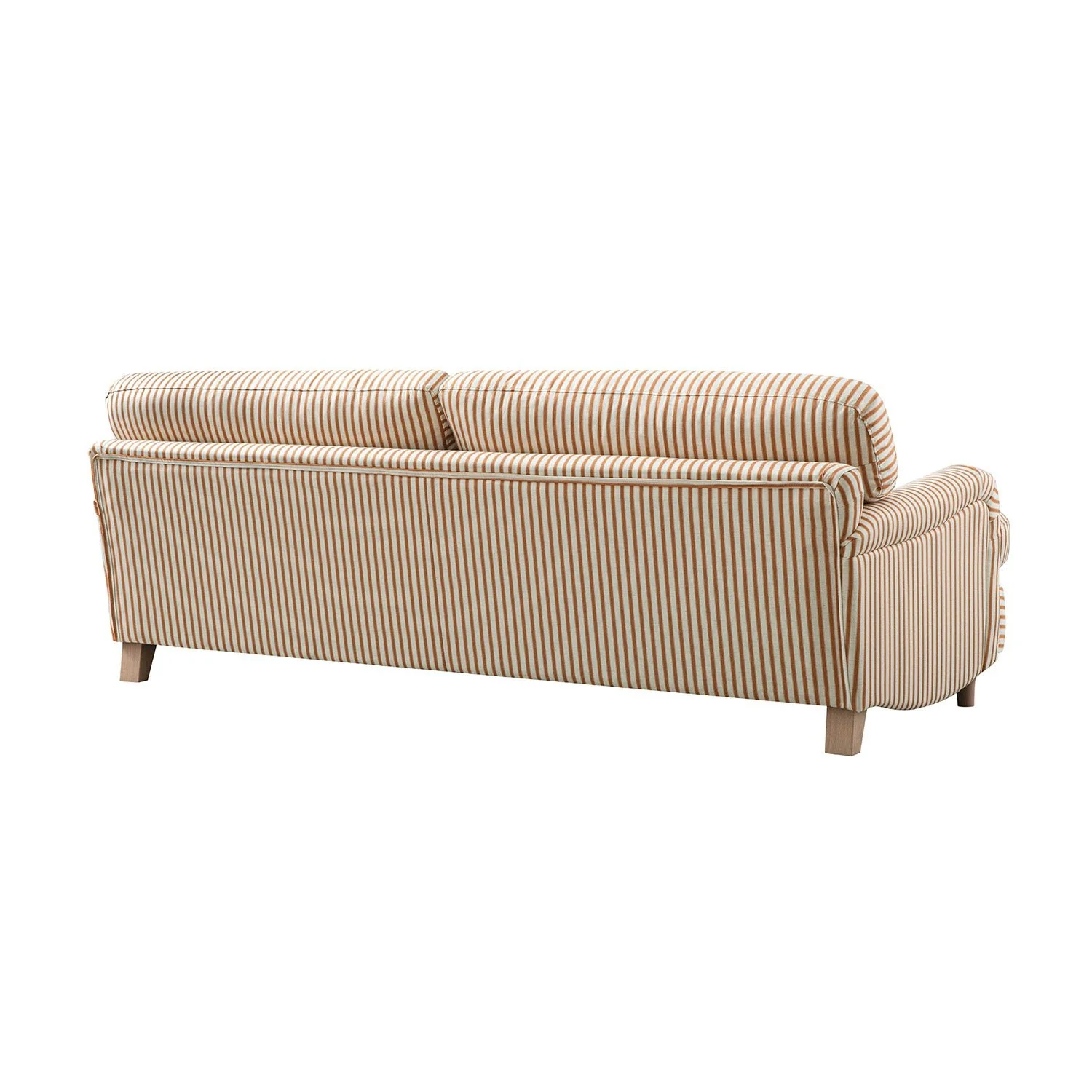 Daphnis Ochre Striped Linen Blend Sofa, 3-Seater - Image 11