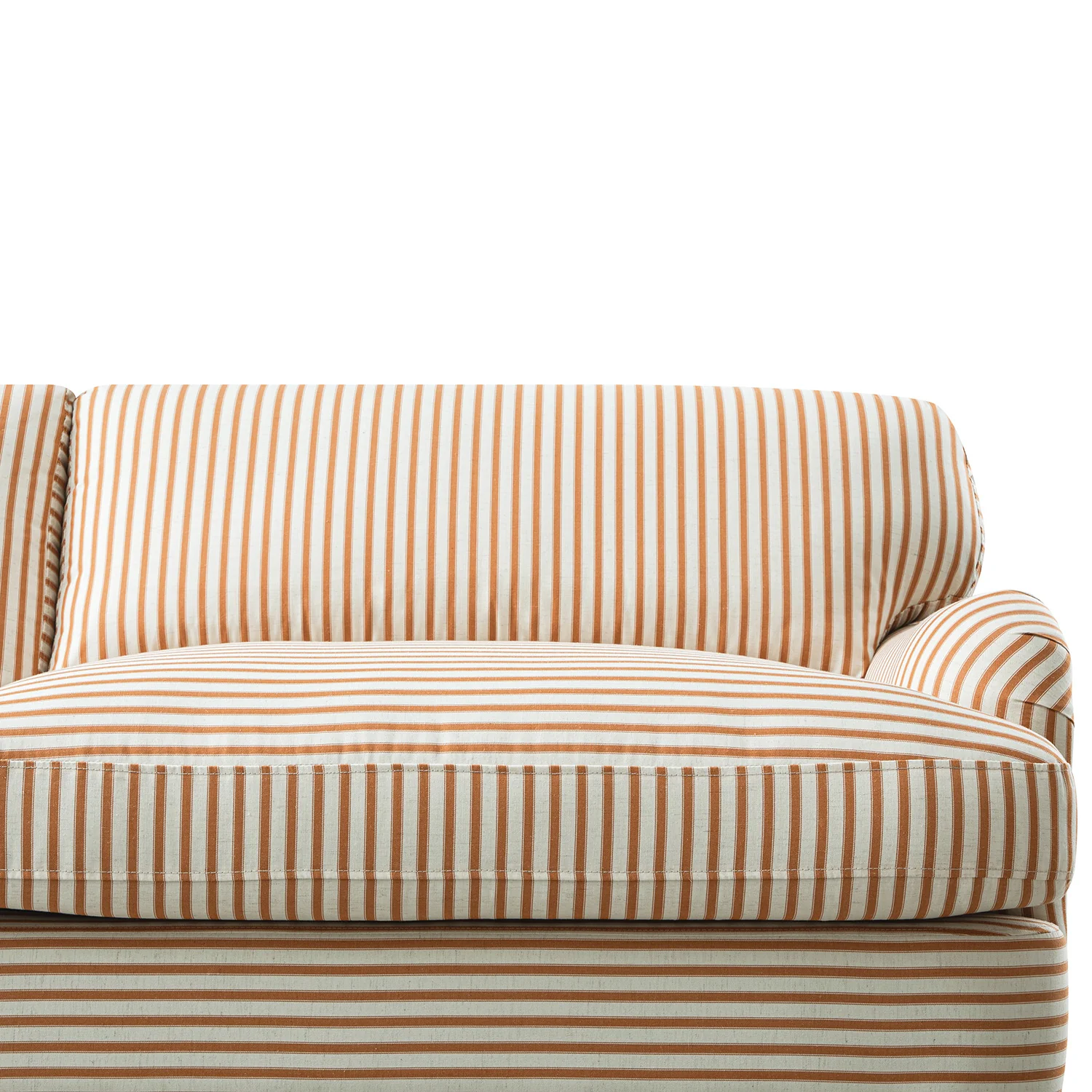 Daphnis Ochre Striped Linen Blend Sofa, 3-Seater - Image 12