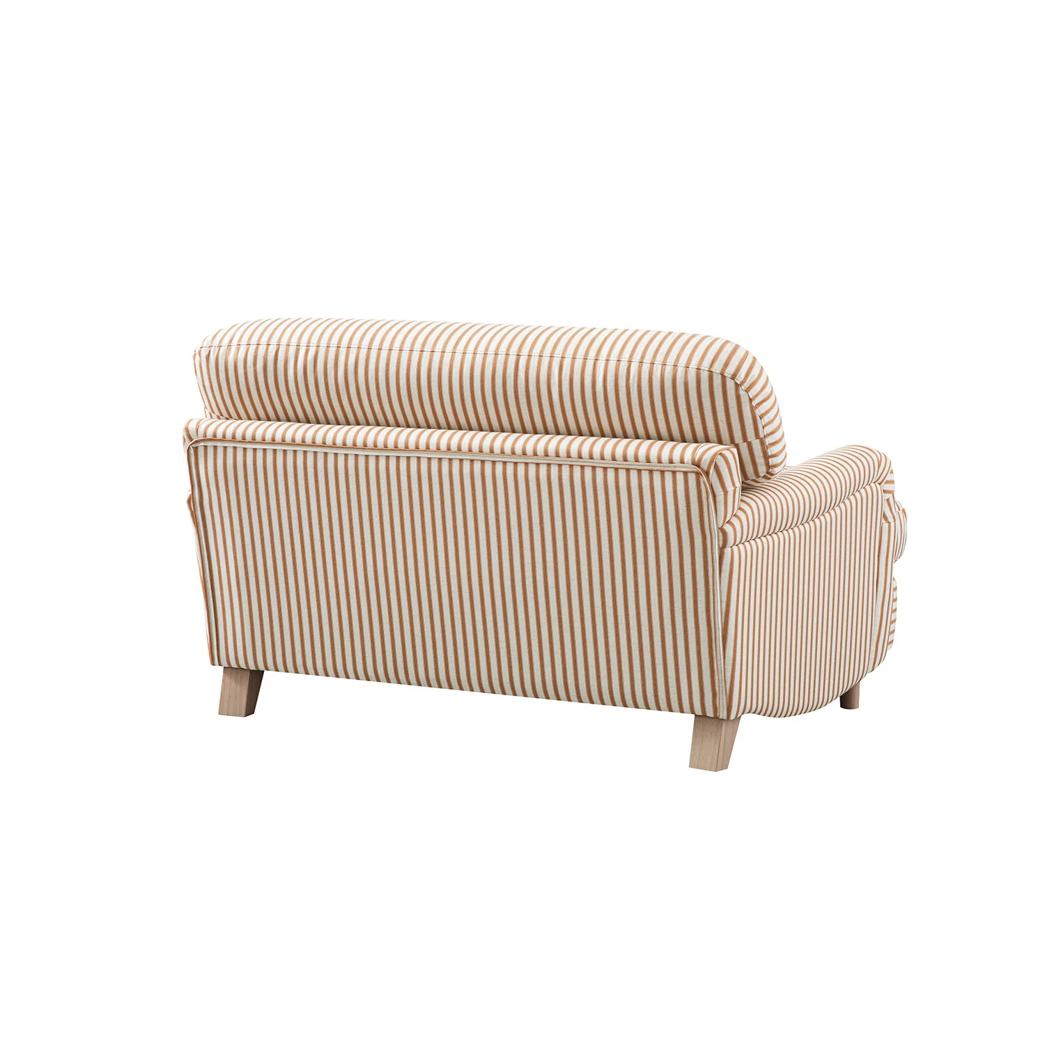 Daphnis Ochre Striped Linen Blend Sofa, Loveseat - Image 11