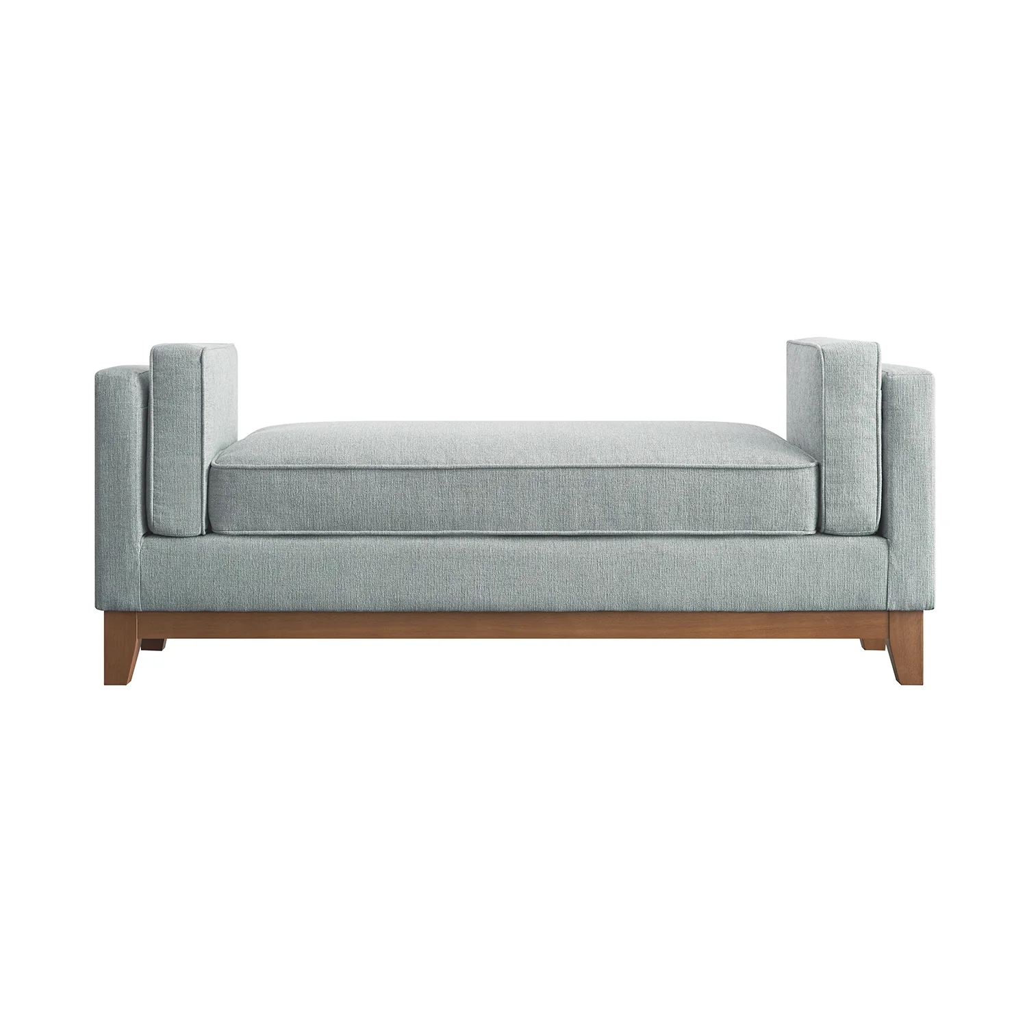 Dipley Sage Woven Fabric Upholstered Bench - Image 6