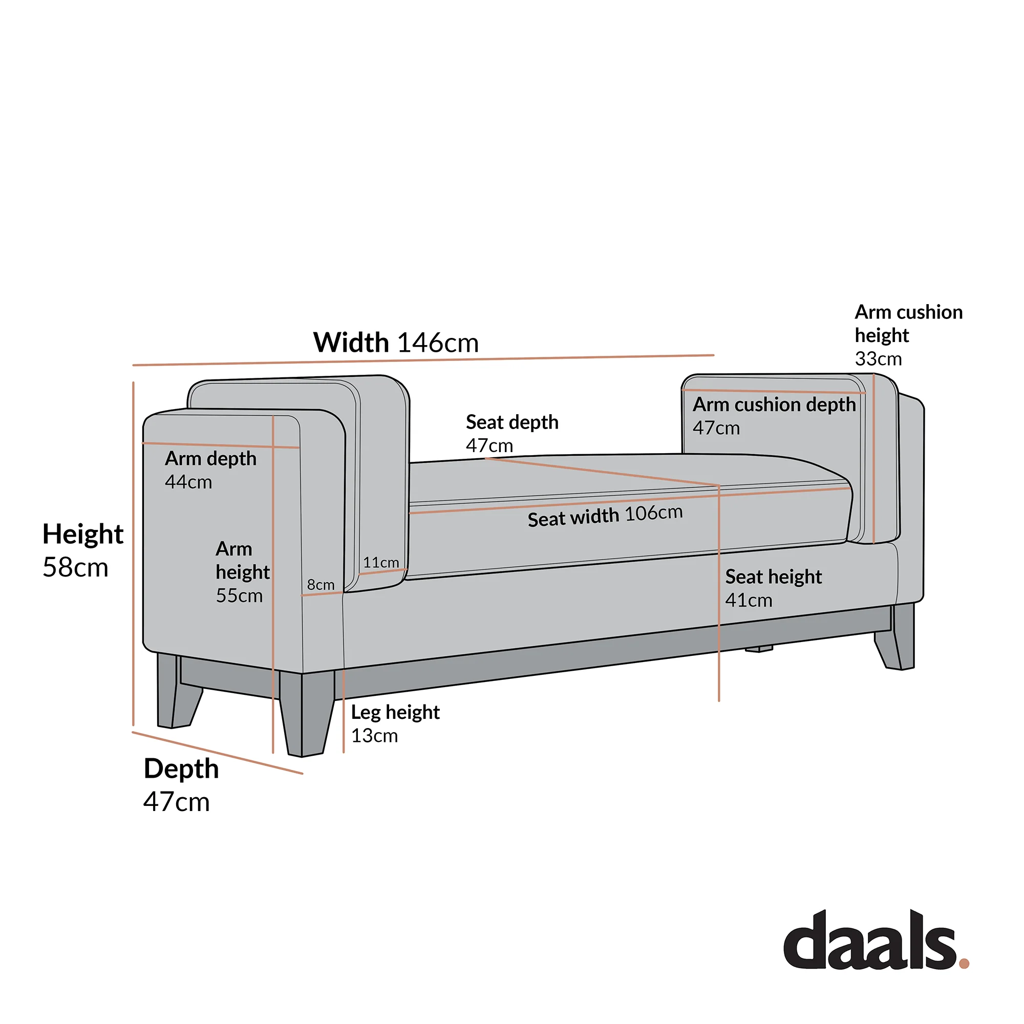 Dipley Oatmeal Woven Fabric Upholstered Bench - Image 10