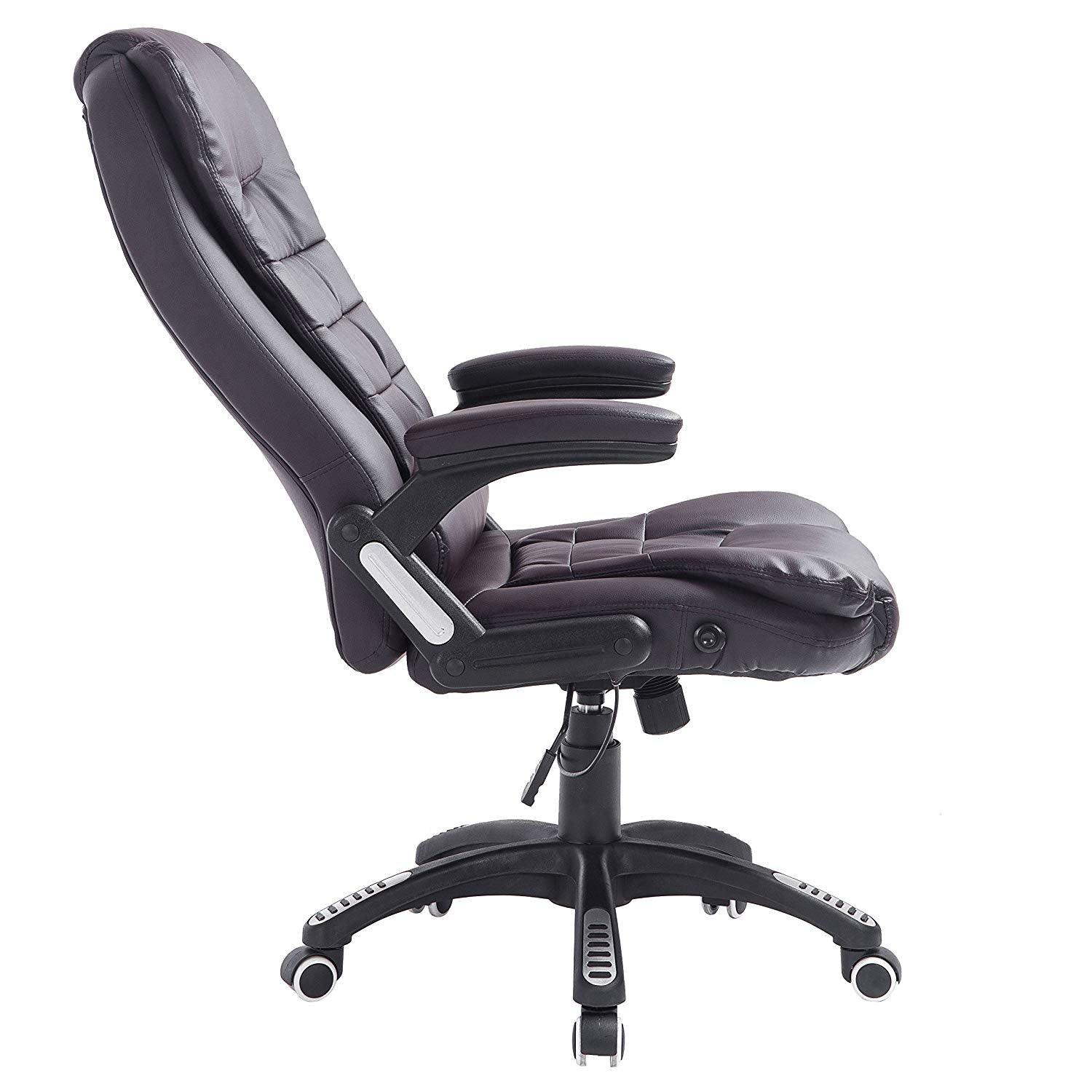 Executive Recline High Back Extra Padded Office Chair, MO17 Brown - Image 5