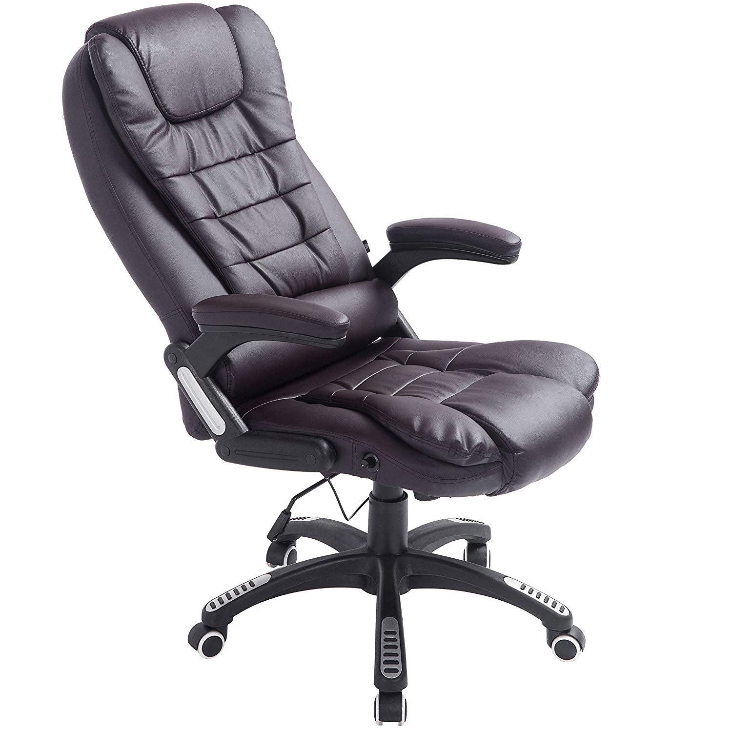 Executive Recline High Back Extra Padded Office Chair, MO17 Brown - Image 6