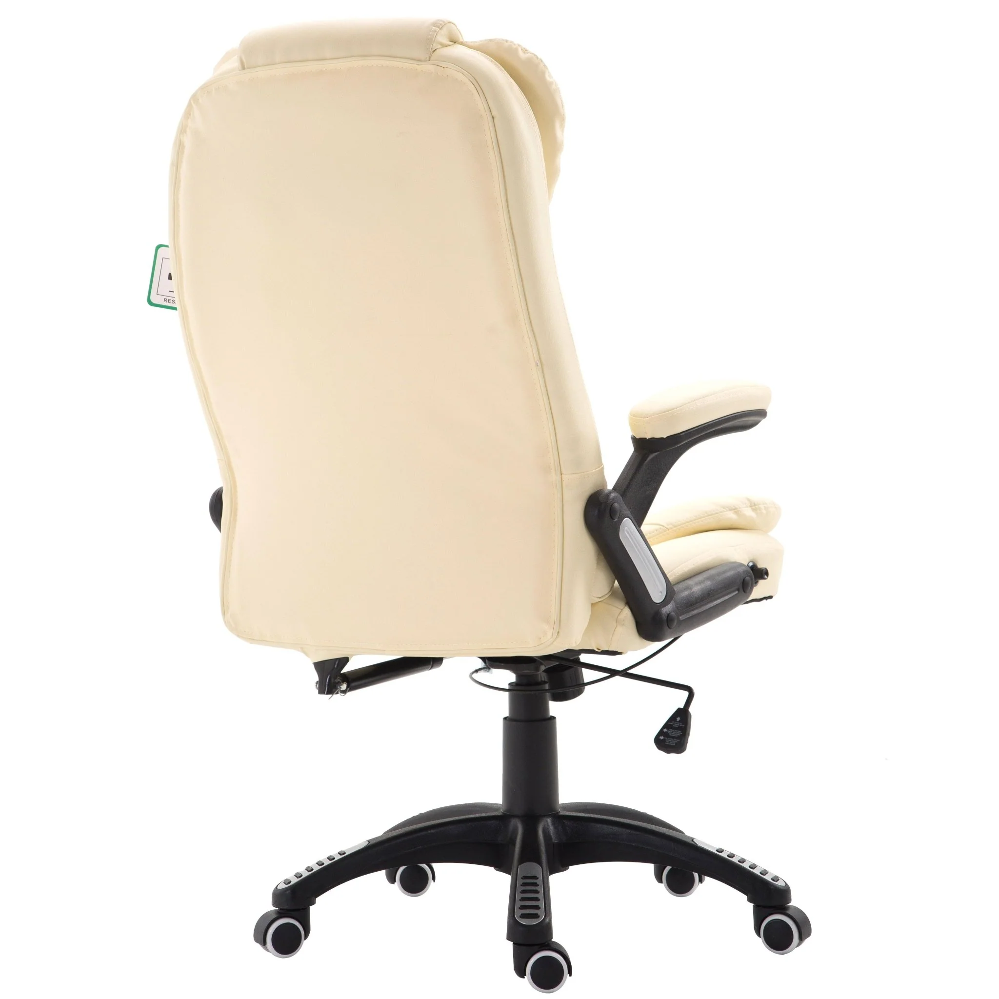 Executive Recline High Back Extra Padded Office Chair, MO17 Cream - Image 5