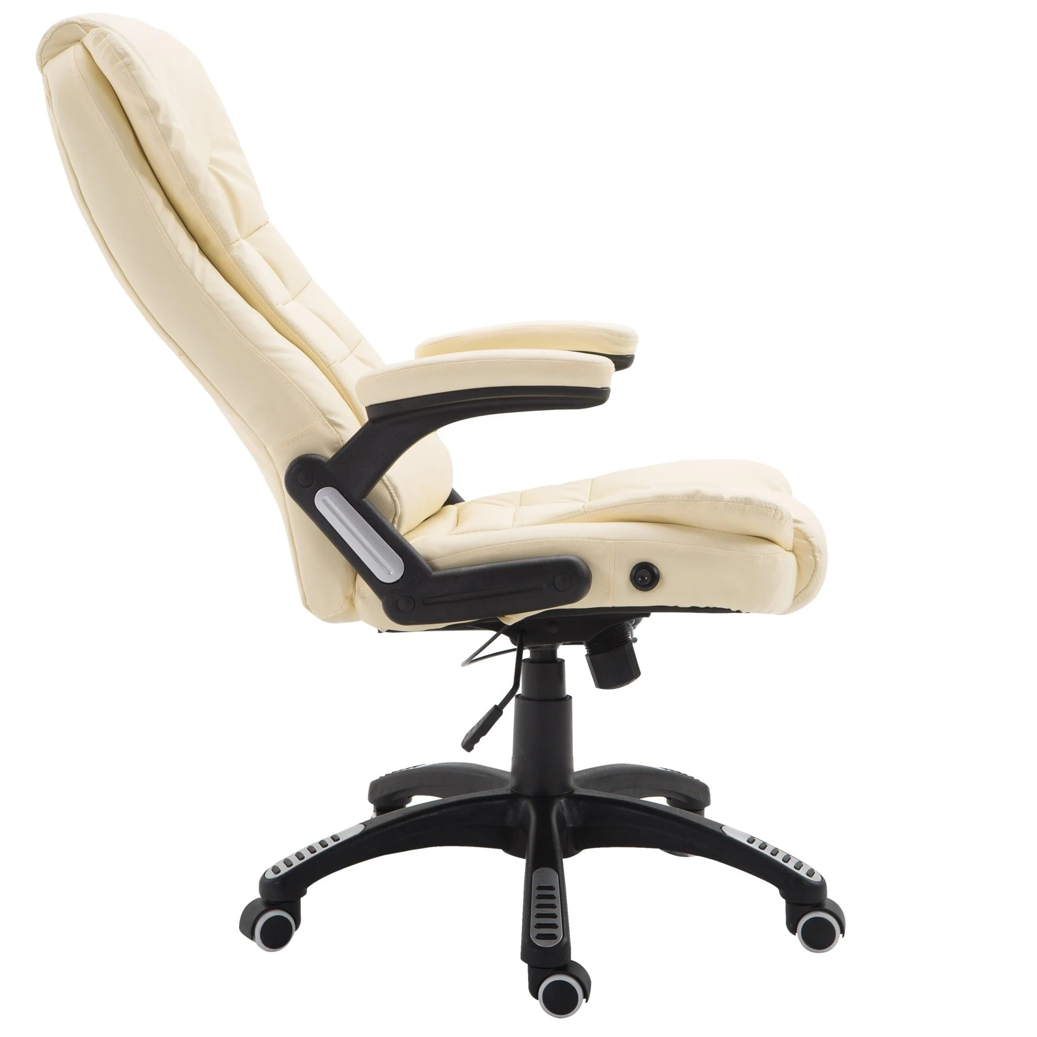 Executive Recline High Back Extra Padded Office Chair, MO17 Cream - Image 6