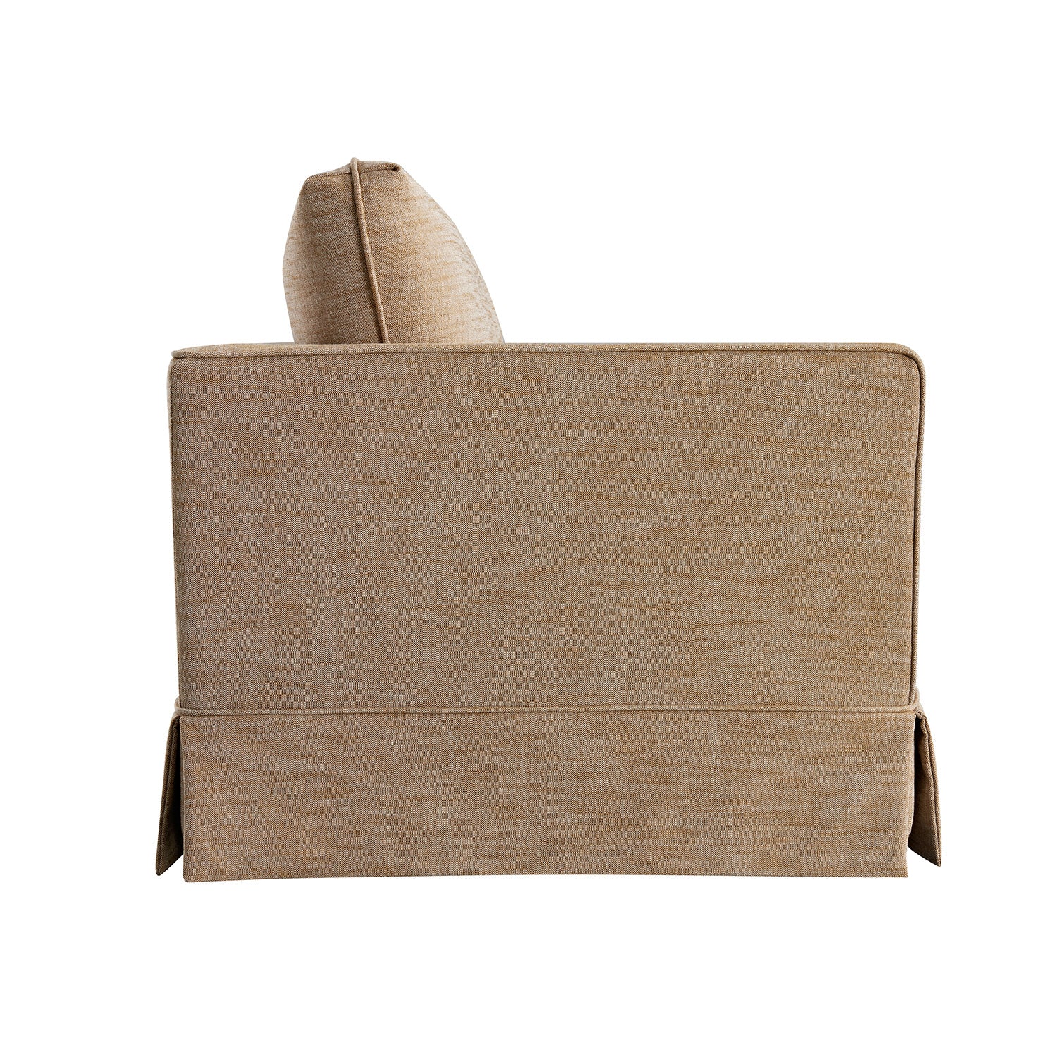 Fitz Skirted Armchair, Apricot Linen Blend - Image 11