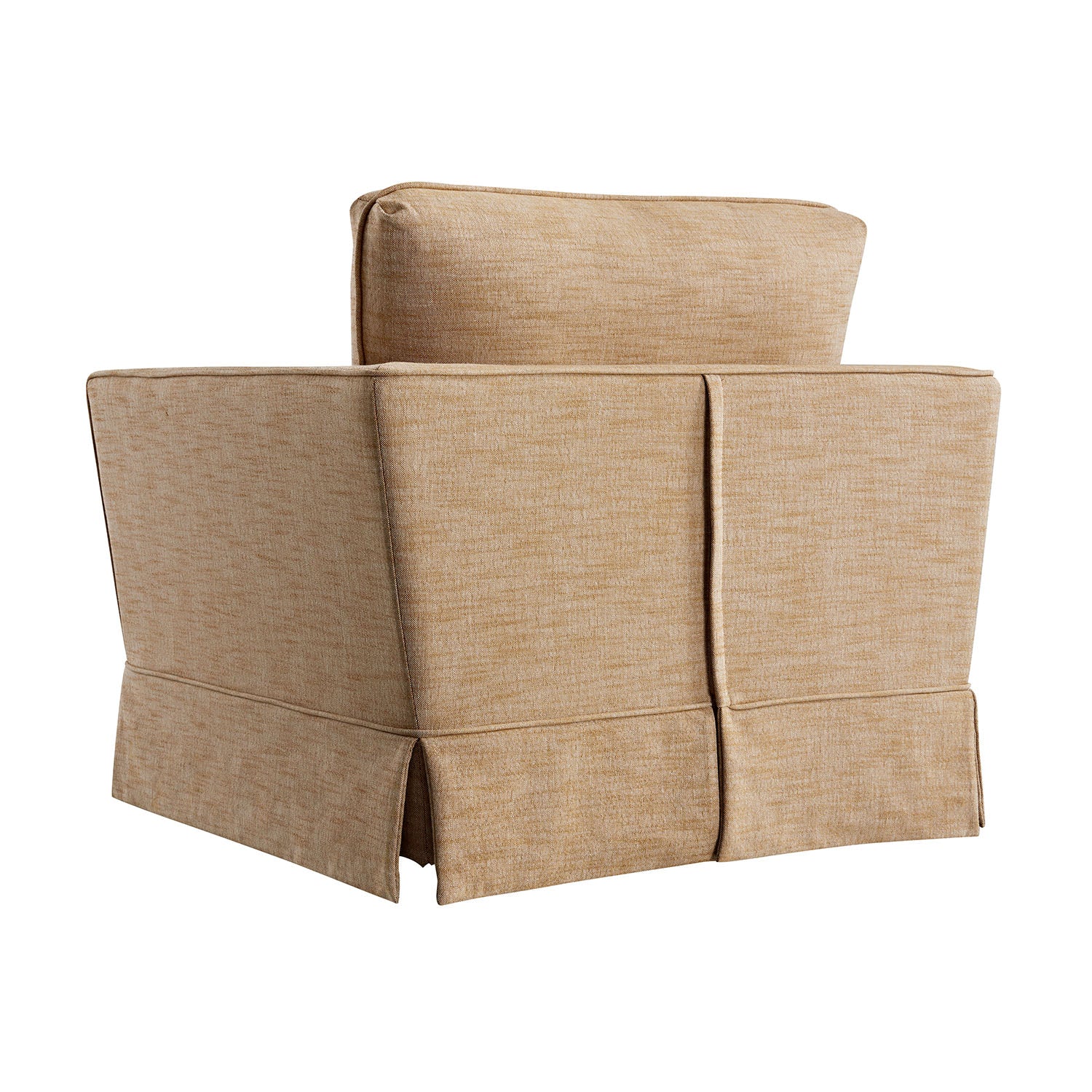 Fitz Skirted Armchair, Apricot Linen Blend - Image 12