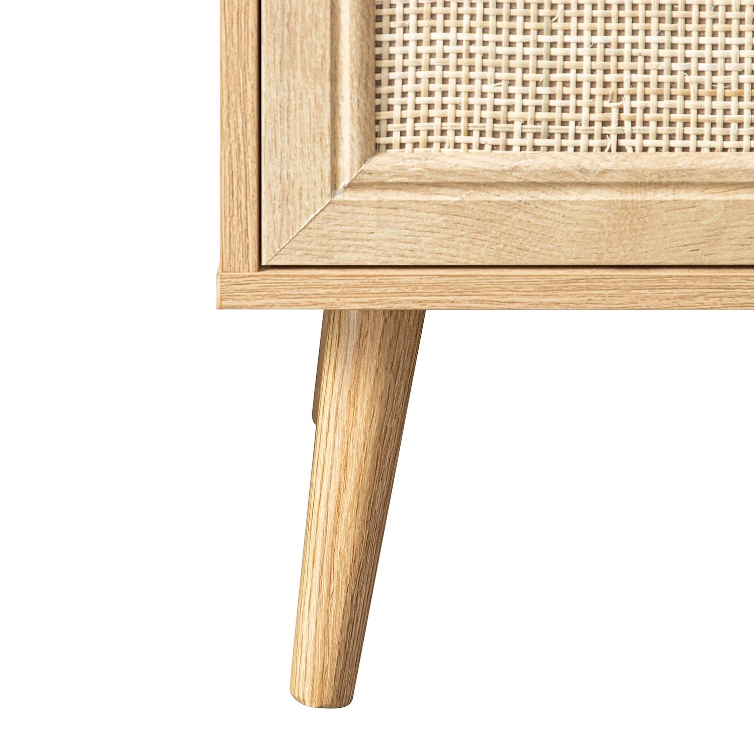 Frances Woven Rattan Writing Bureau, Natural - Image 11