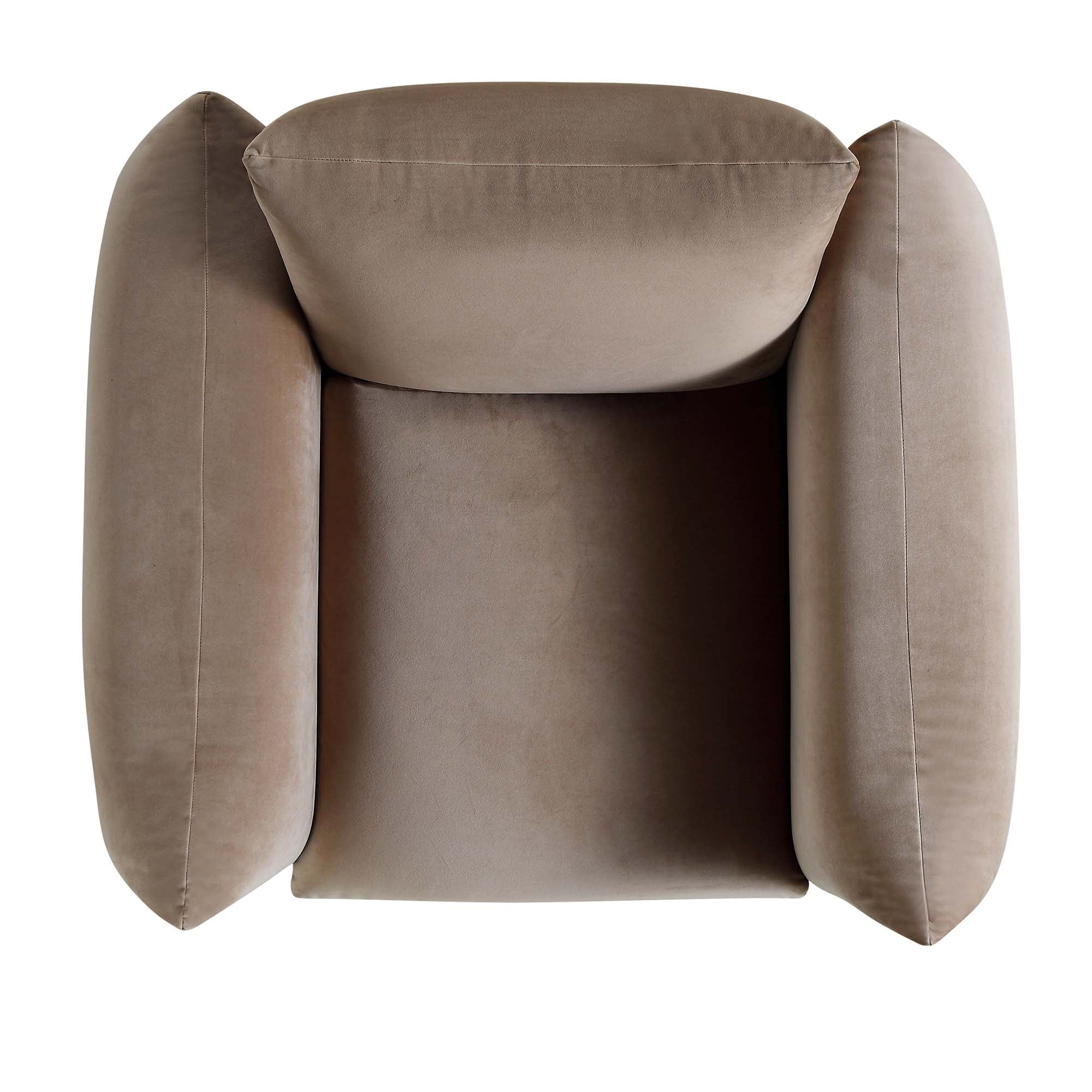 Gianni Armchair, Mink Velvet - Image 8