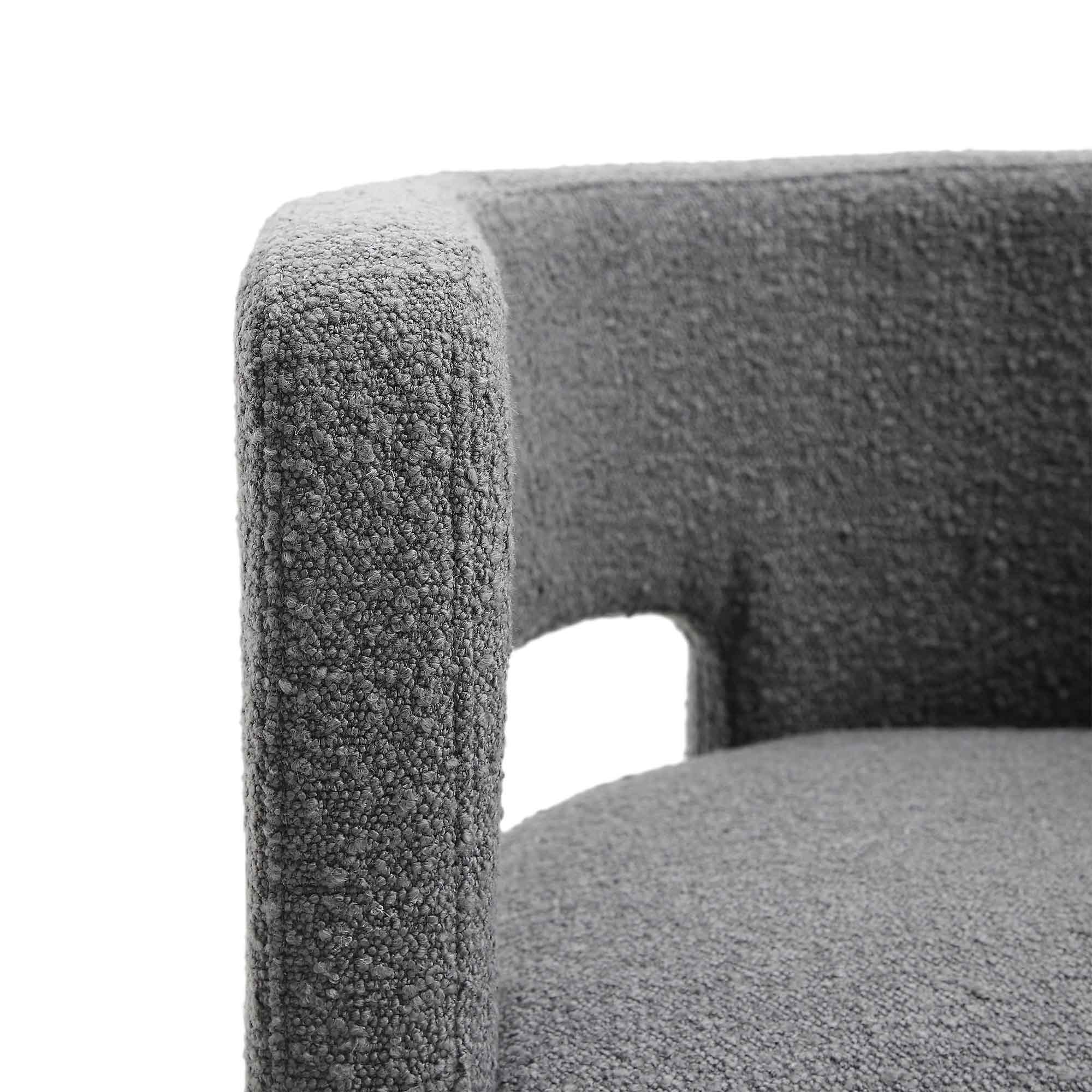Greenwich Charcoal Boucle Dining Chair - Image 10