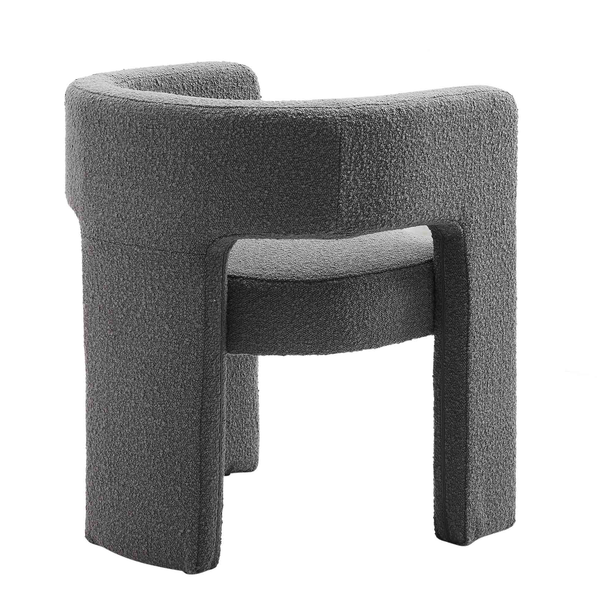 Greenwich Charcoal Boucle Dining Chair - Image 6