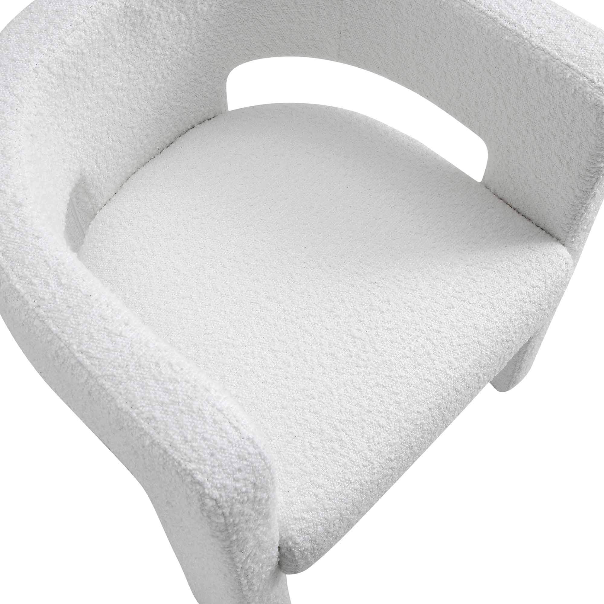 Greenwich White Boucle Dining Chair - Image 8