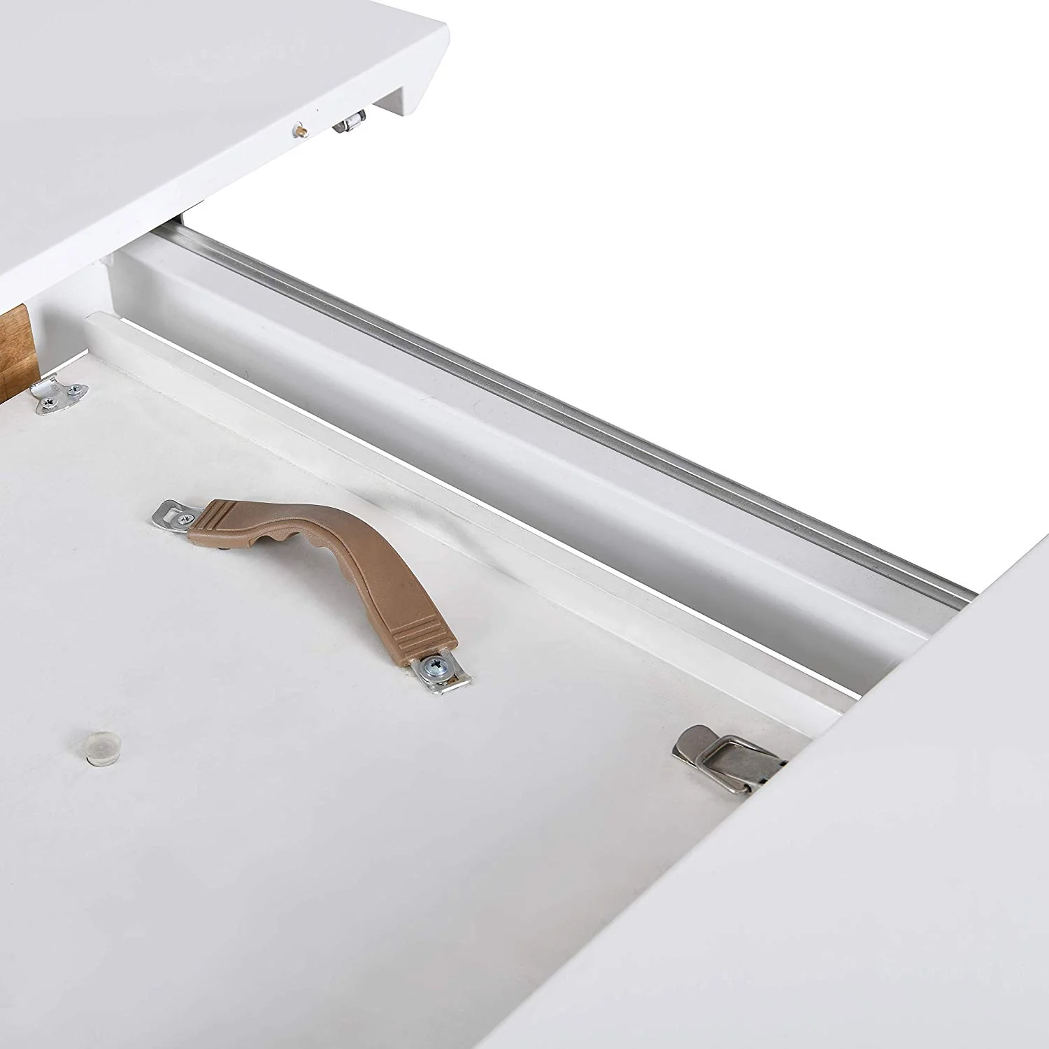 Grenchen Round to Oval 4 to 6-Seater White High Gloss Extendable Dining Table - Image 8