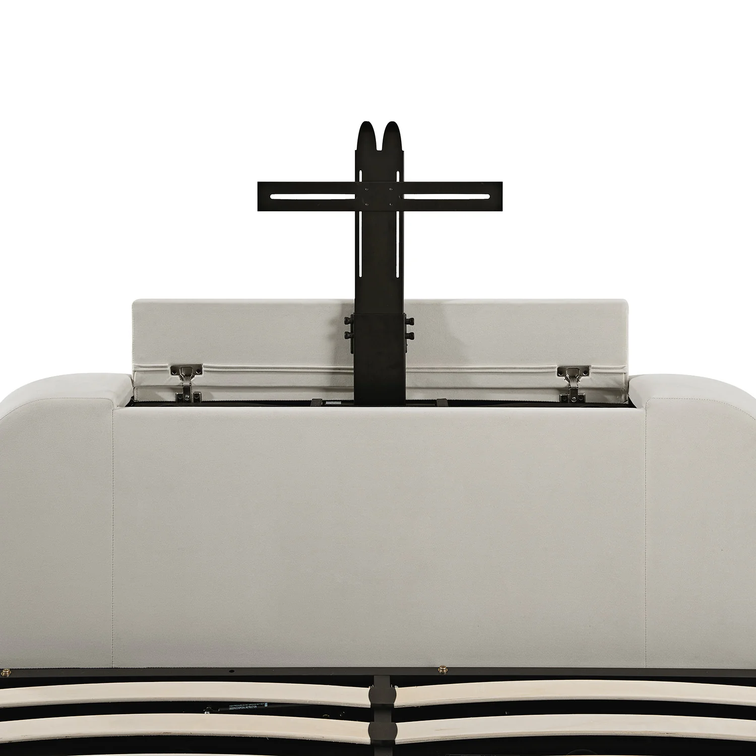 Hadley Champagne Velvet Ottoman TV Bed - Image 22