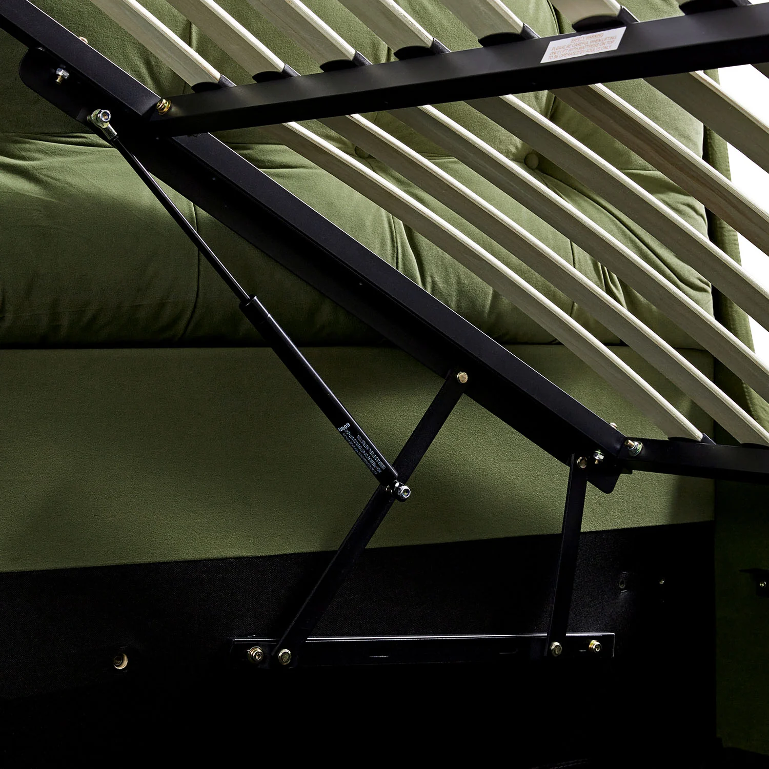 Hadley Moss Green Velvet Ottoman TV Bed - Image 19