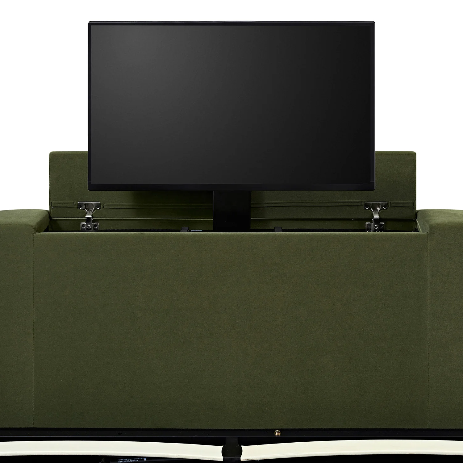 Hadley Moss Green Velvet Ottoman TV Bed - Image 20
