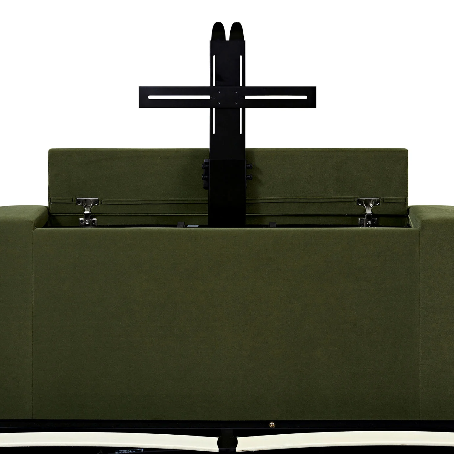 Hadley Moss Green Velvet Ottoman TV Bed - Image 21
