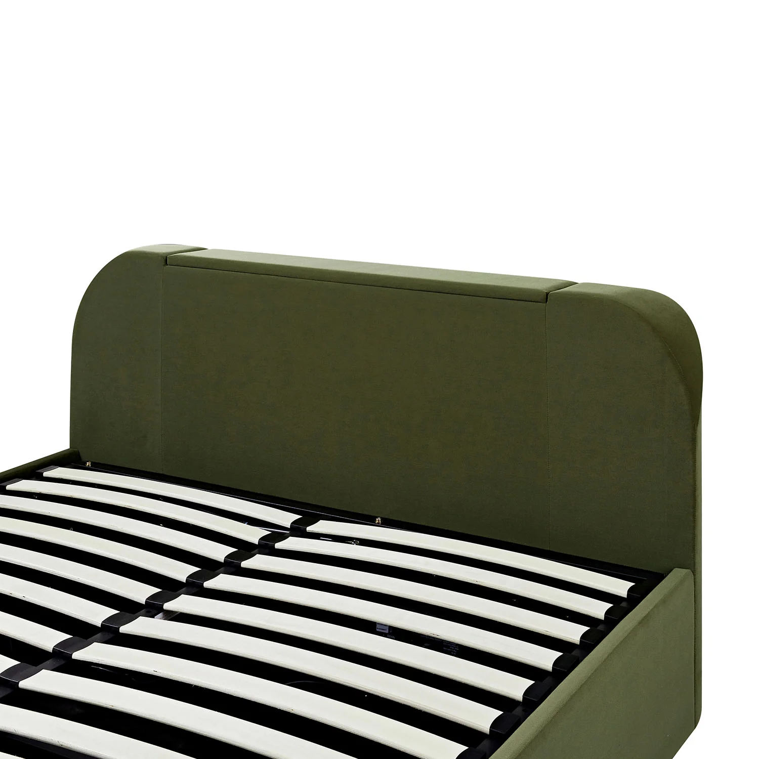 Hadley Moss Green Velvet Ottoman TV Bed - Image 22