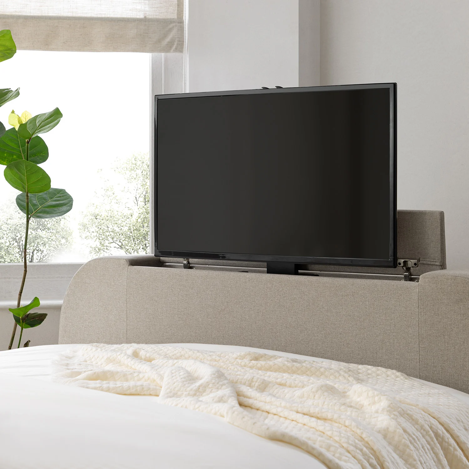 Hadley Stone Fabric Ottoman TV Bed - Image 10