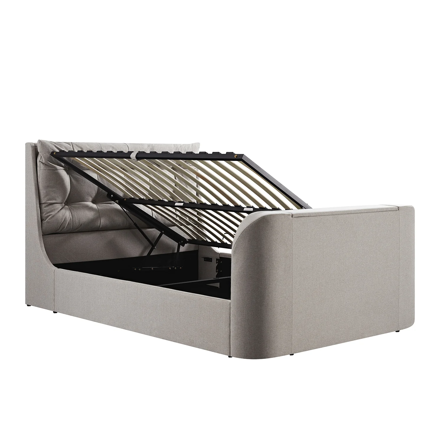 Hadley Stone Fabric Ottoman TV Bed - Image 15