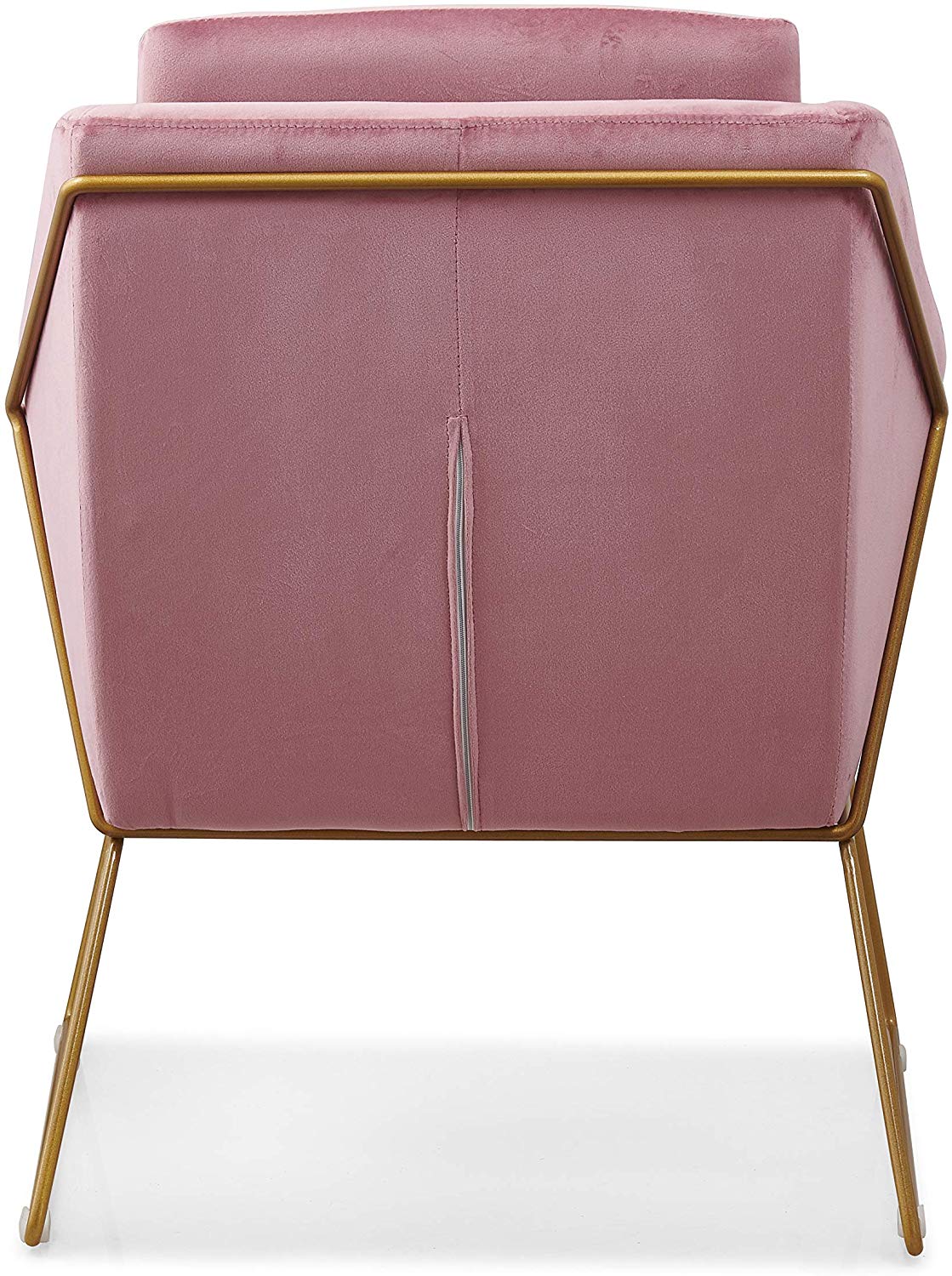 Hedy Accent Chair in Pink Velvet - Image 7