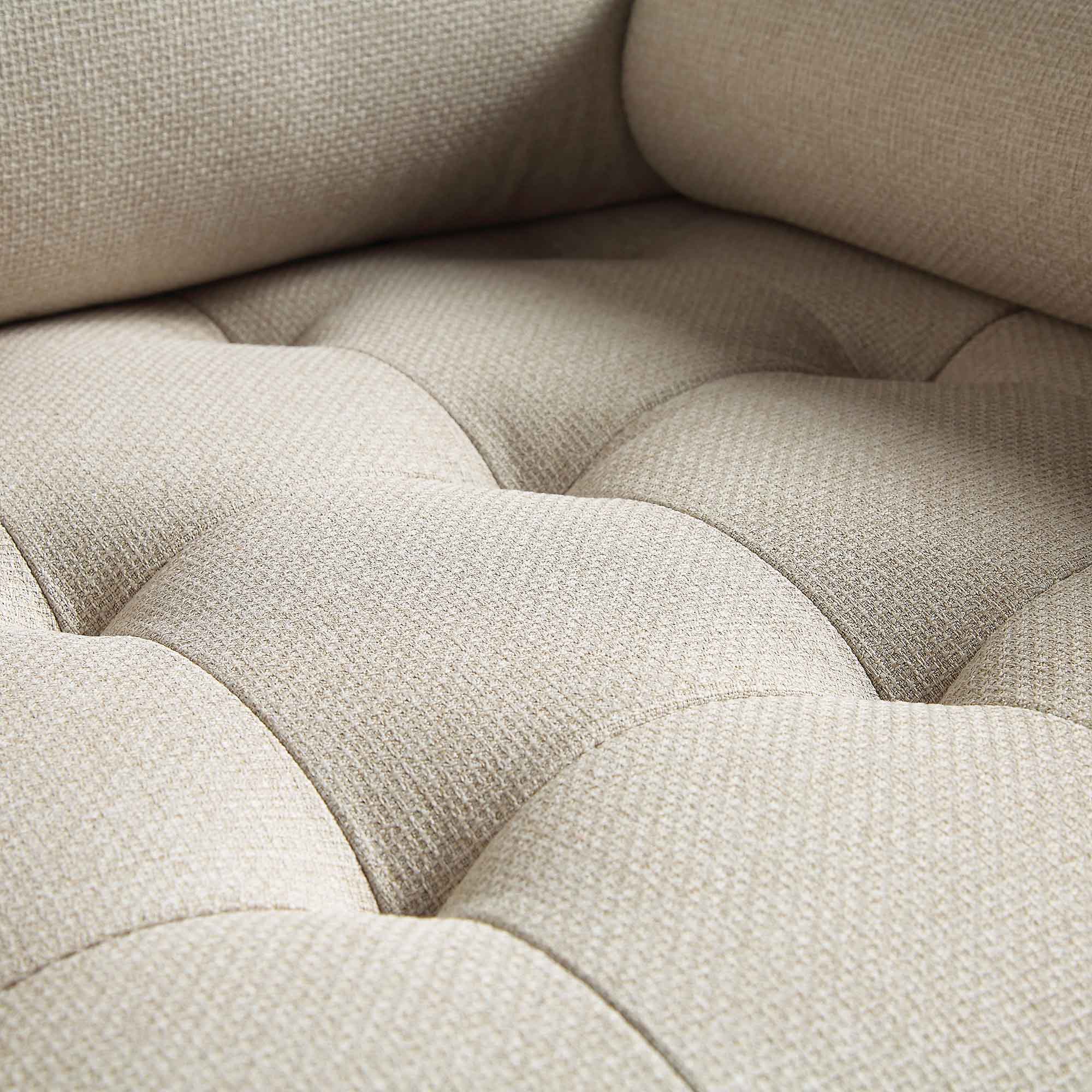 Henrietta Armchair, Beige Woven Fabric - Image 13