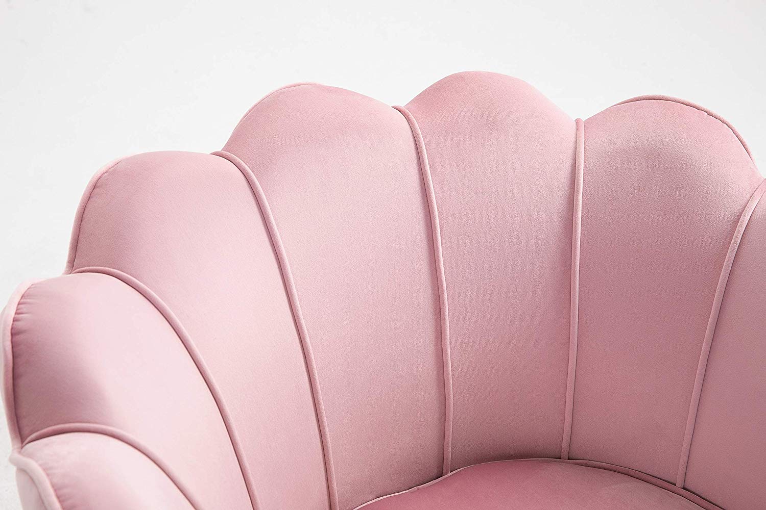 Hepburn Accent Chair in Pink Velvet - Image 6