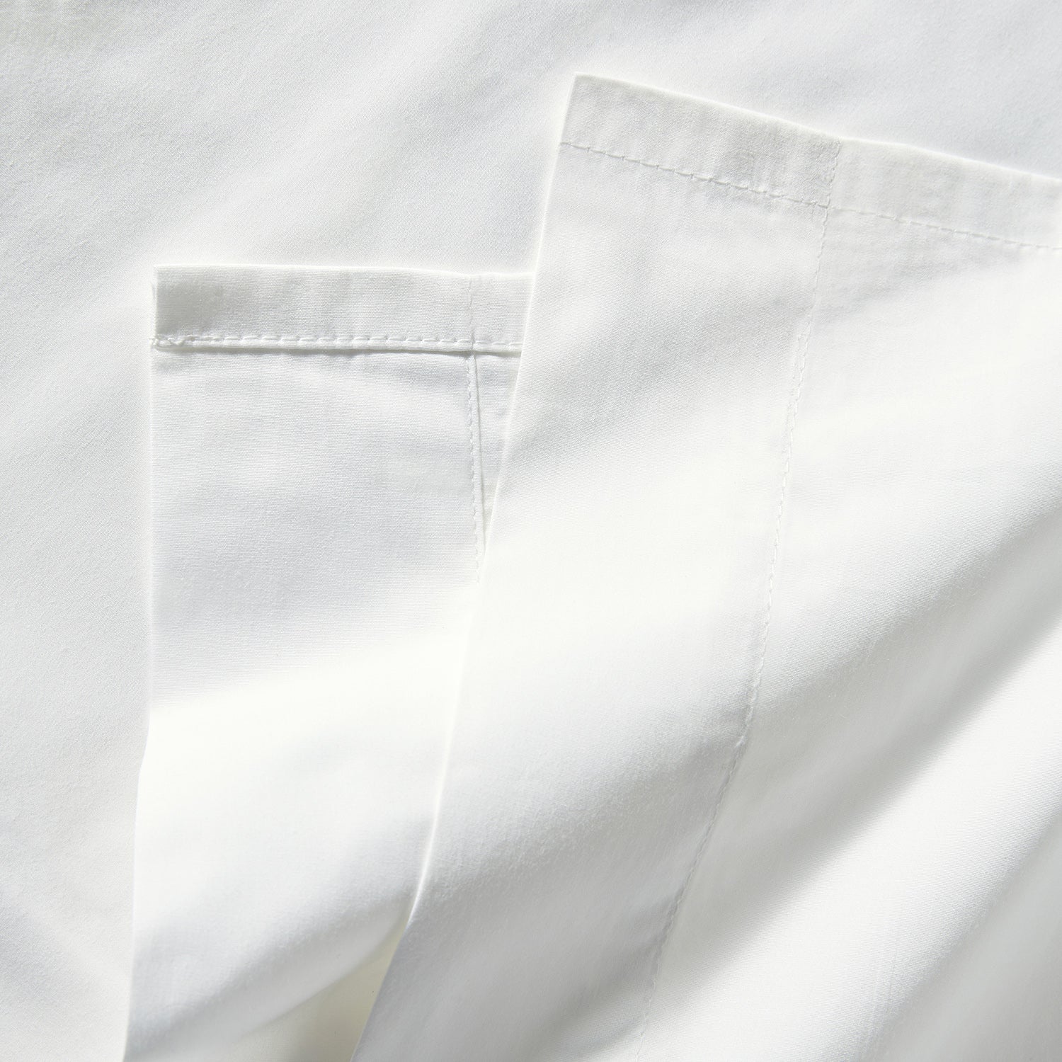 Hotel Collection 600 Thread Count Cotton Sateen Flat Sheet - White - Image 3