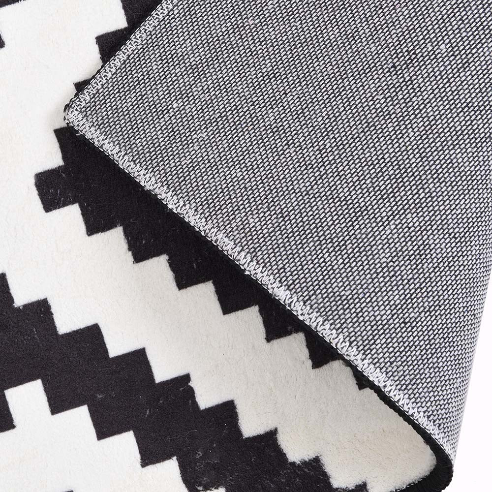 Illusion Monochrome Printed Rug 140 x 200 cm - Image 5