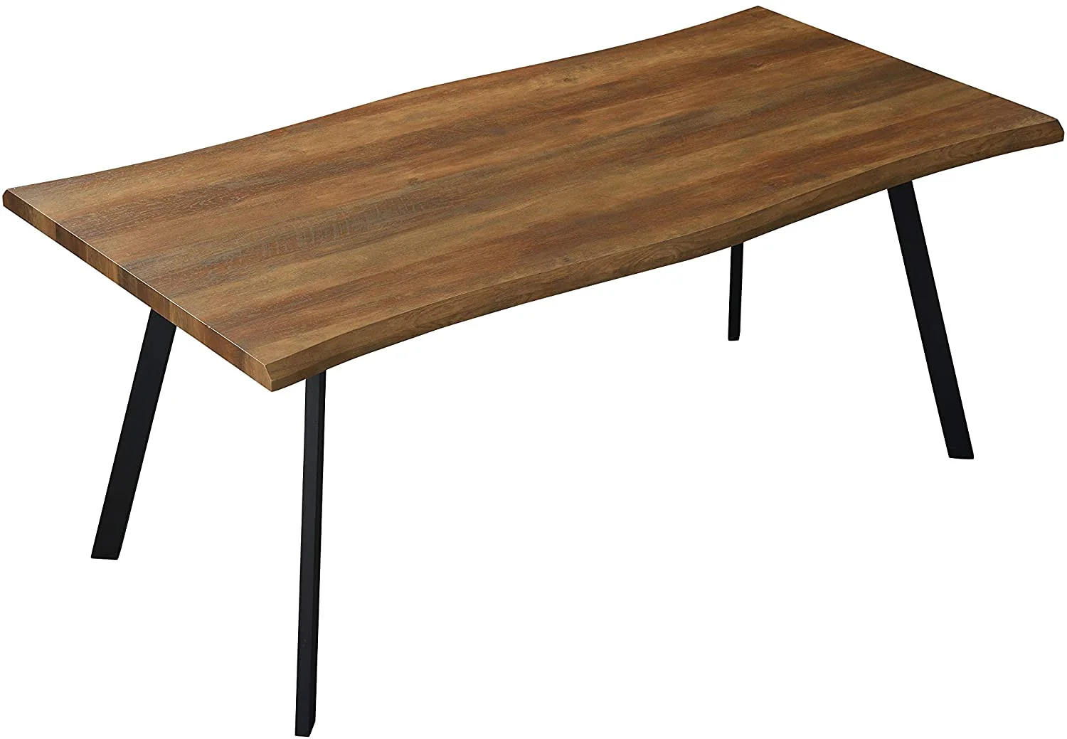 Kenora Wood Effect 180 cm Dining Table with Curved Edges 6 Seater - Image 3