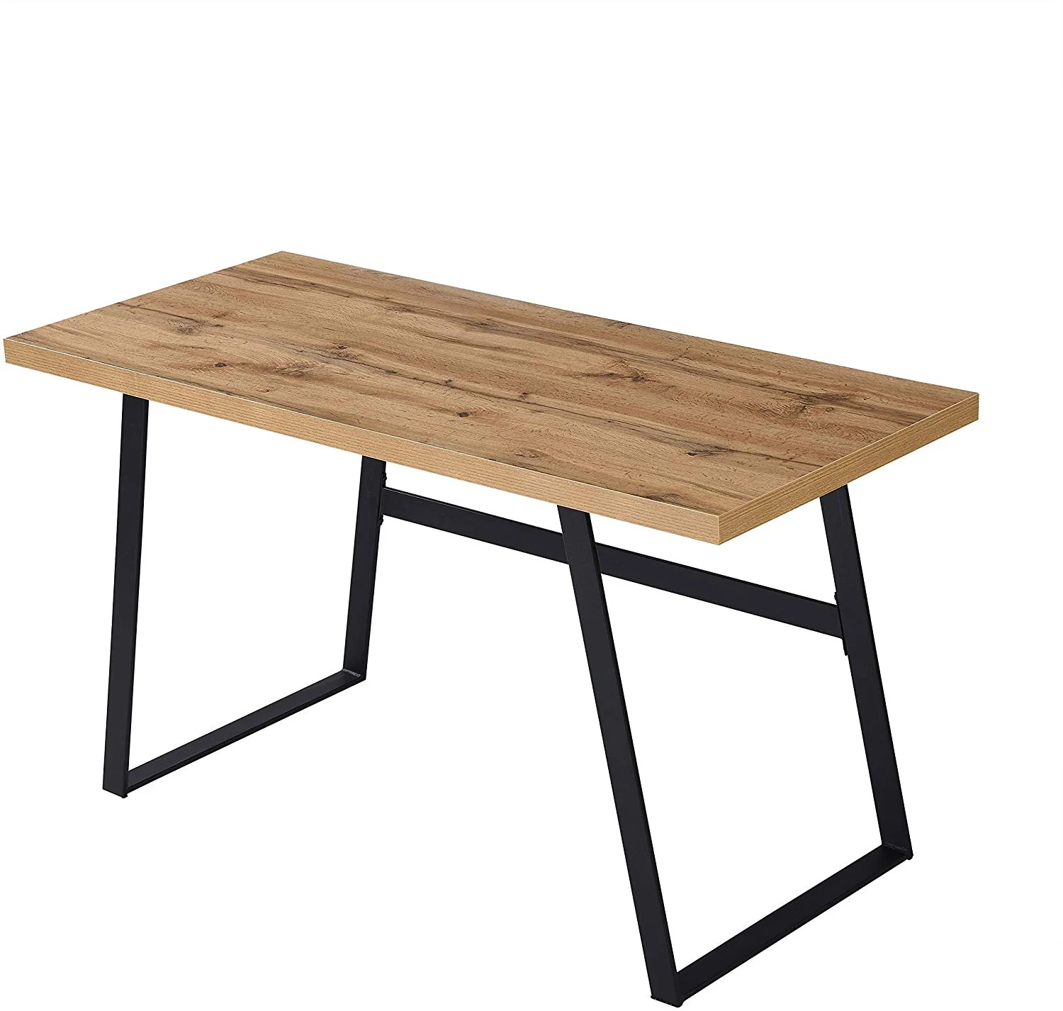 KLOTEN Oak Desk with Black Metal Legs - Image 5