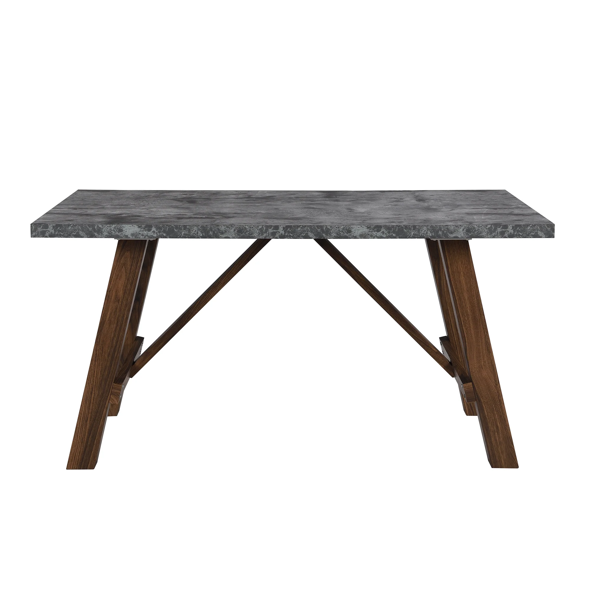 Lambeth Concrete effect 150cm Dining Table - Image 6