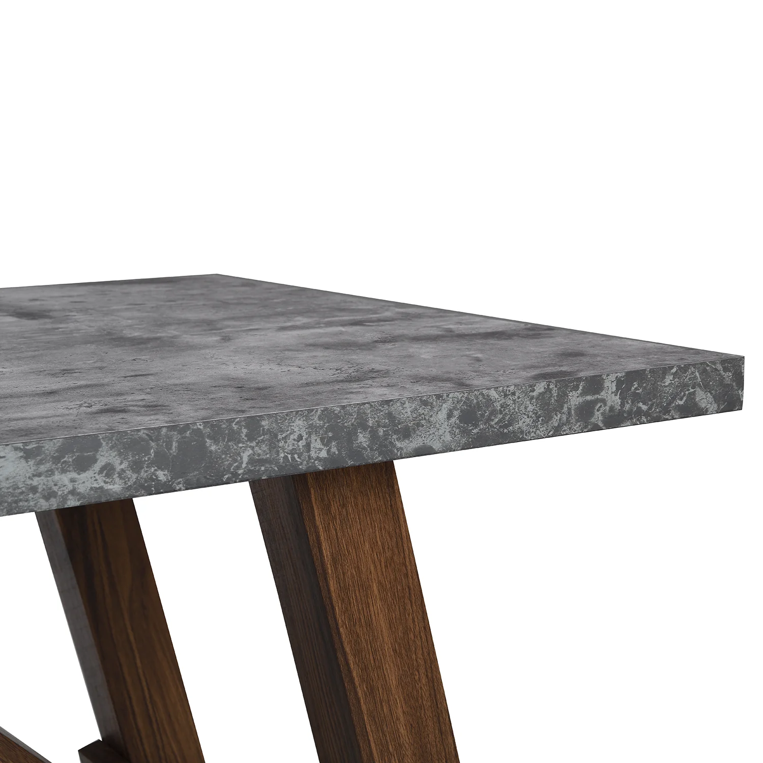 Lambeth Concrete effect 150cm Dining Table - Image 8