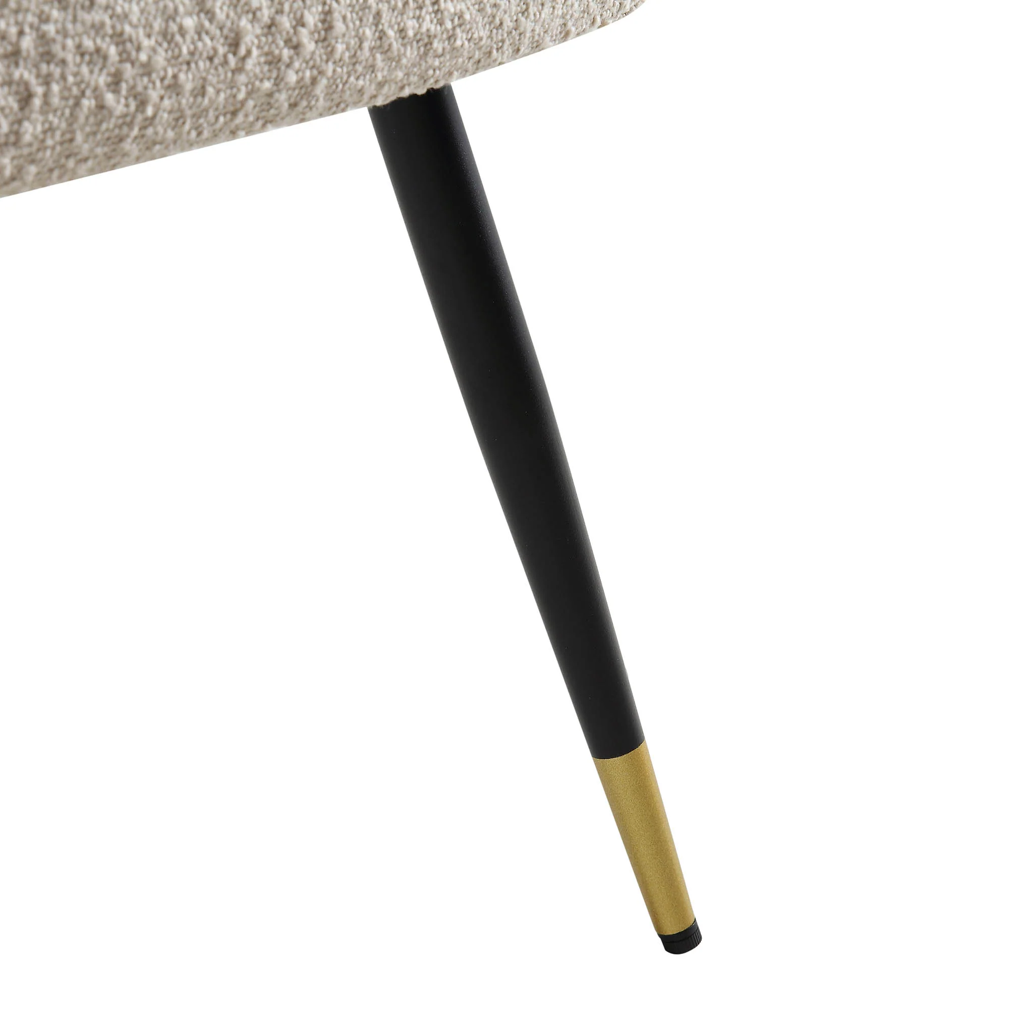 Laurel Wave Taupe Boucle Set of 2 Dining Chairs - Image 13