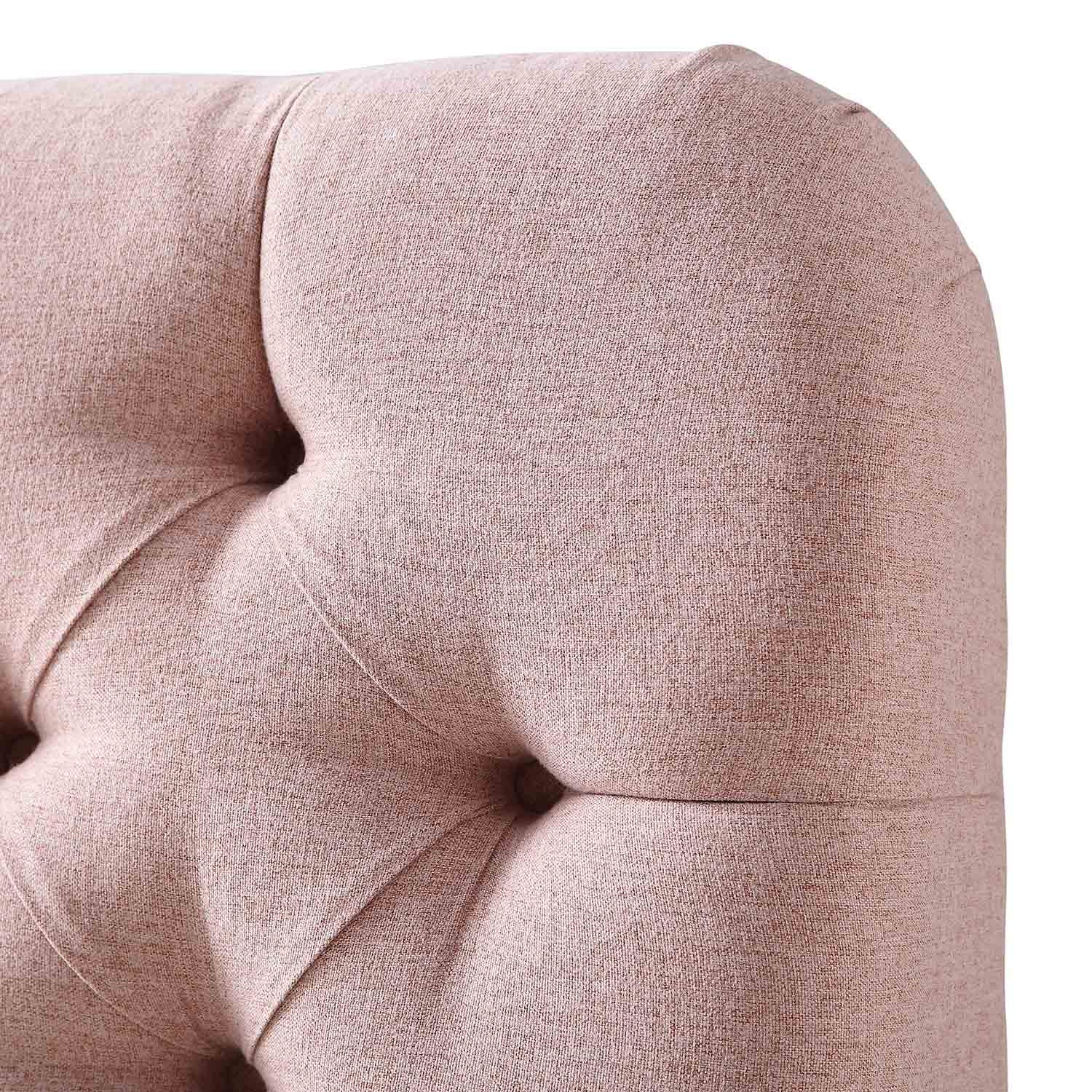 Leamington Deep-Buttoned Upholstered Bed, Rosewater Pink Fabric - Image 11